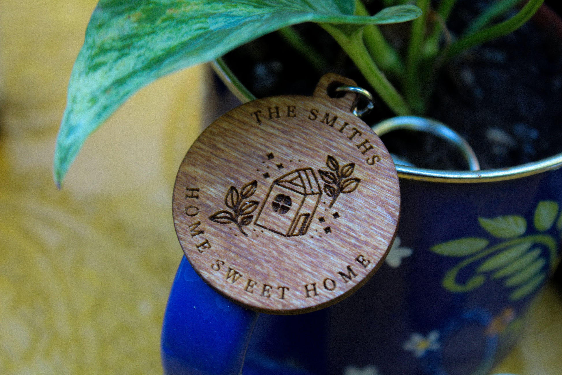 Personalised Home Sweet Home Keyring image 0