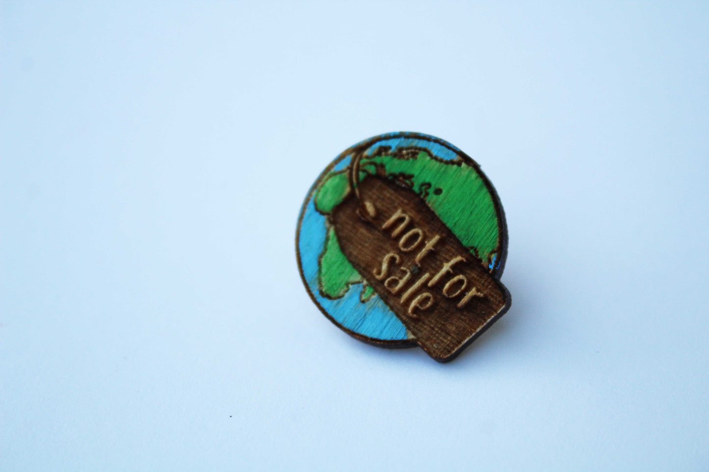 World Not For Sale Pin image 1