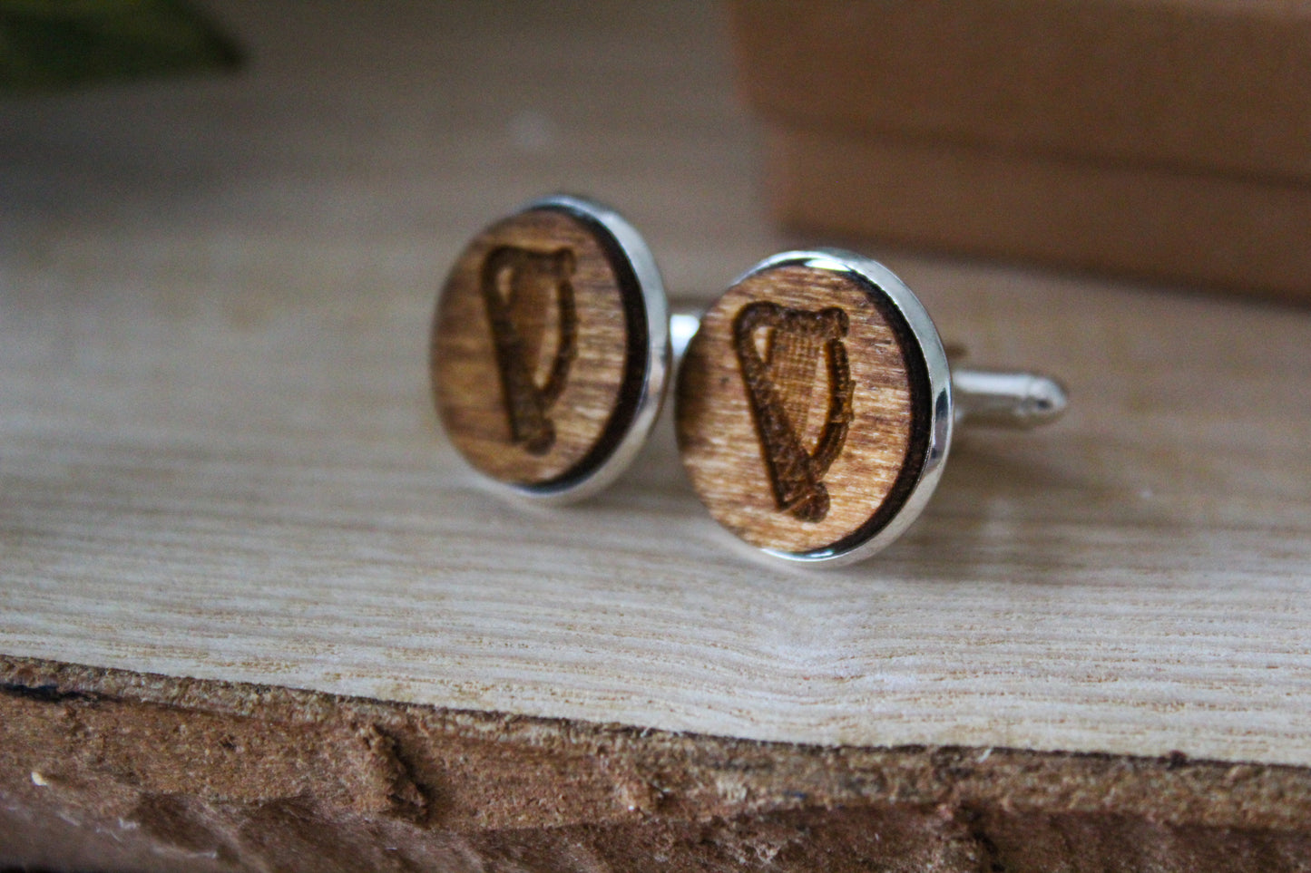 Irish Harp Cufflinks image 5