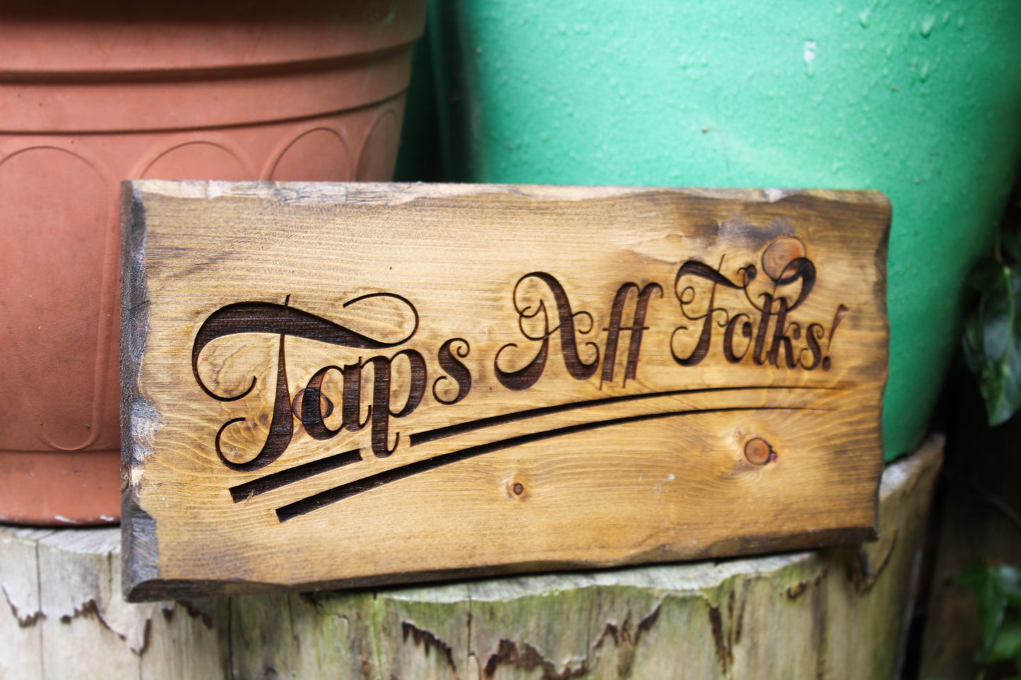 Taps Aff  Folks Sign image 1