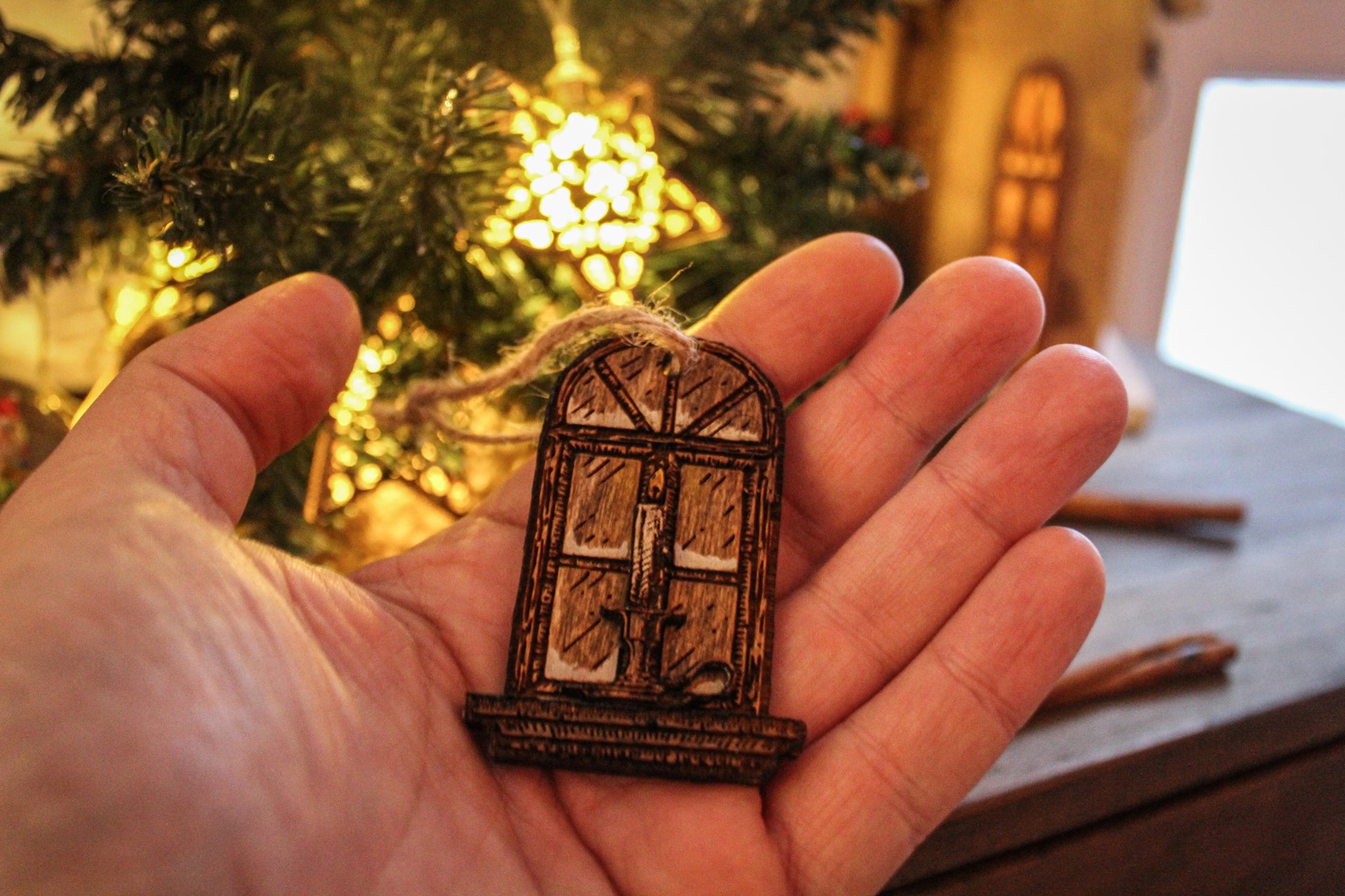 Candle In Window Bauble image 10