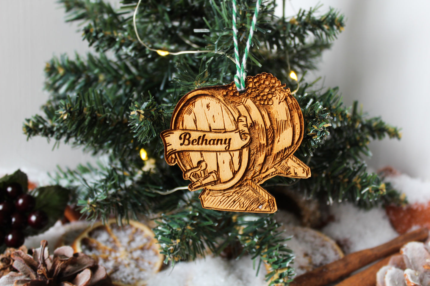 Wine Barrel Bauble image 3