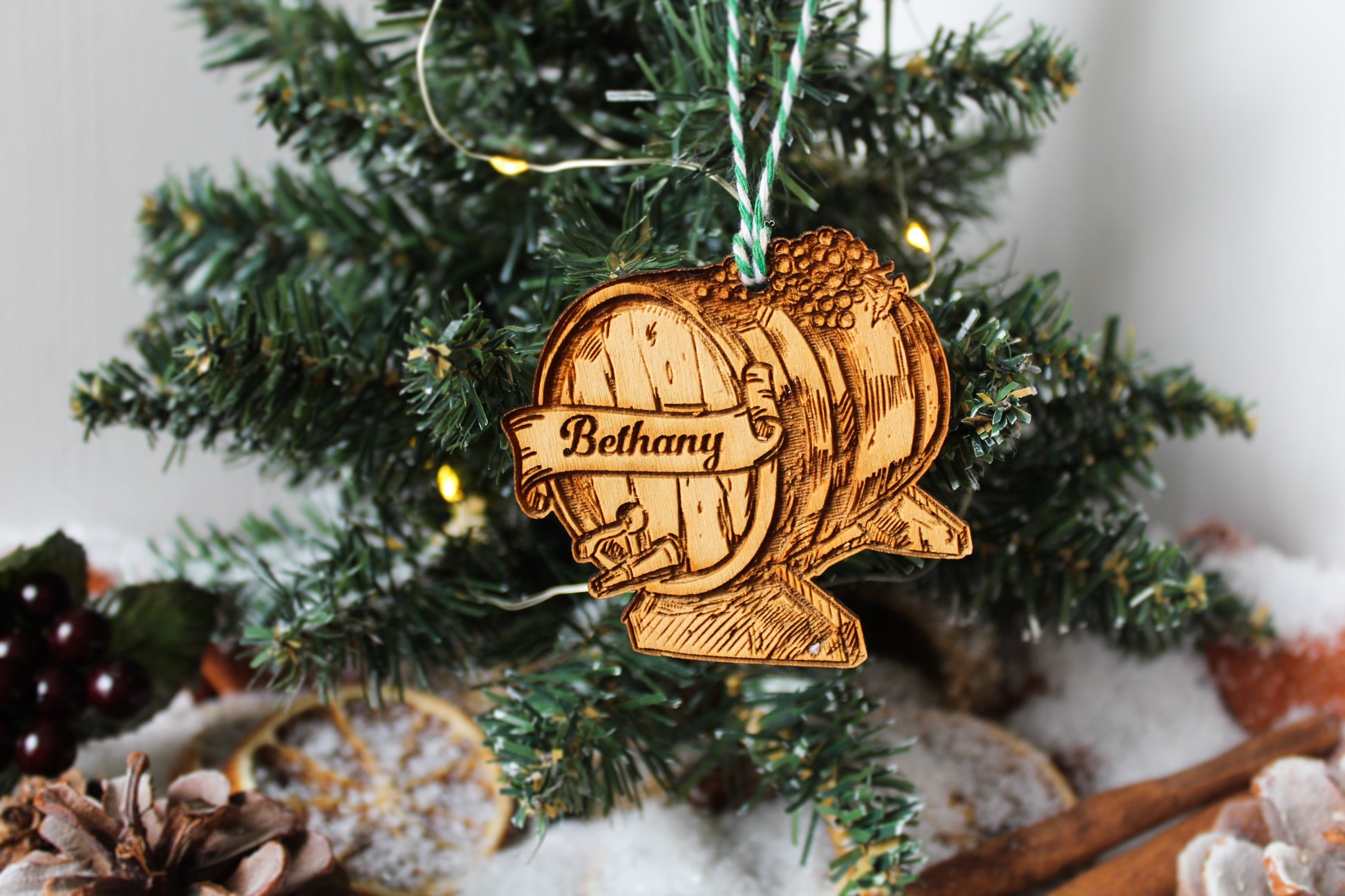 Wine Barrel Bauble image 3