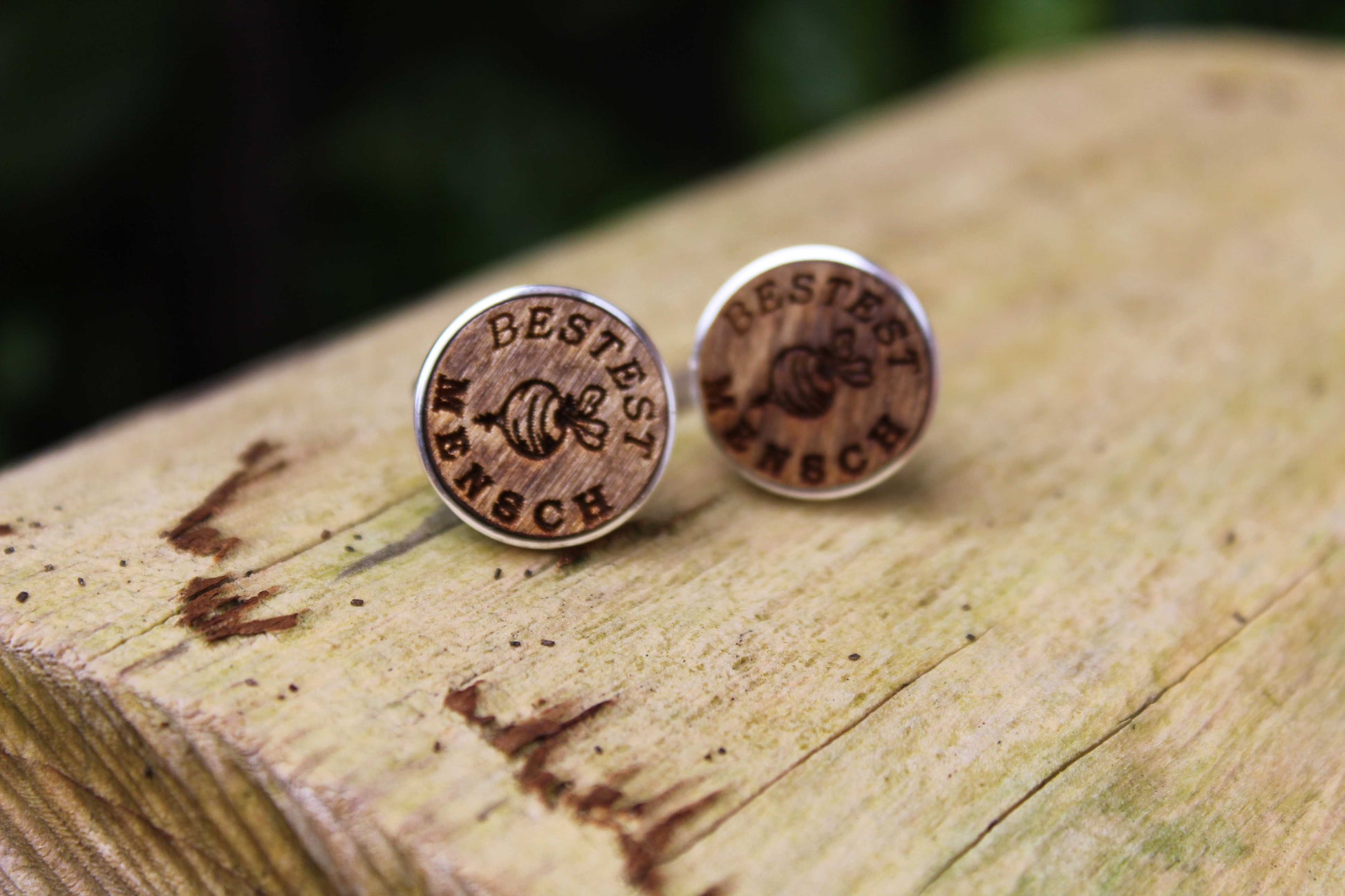 Bestest Mensch Cufflinks image 0