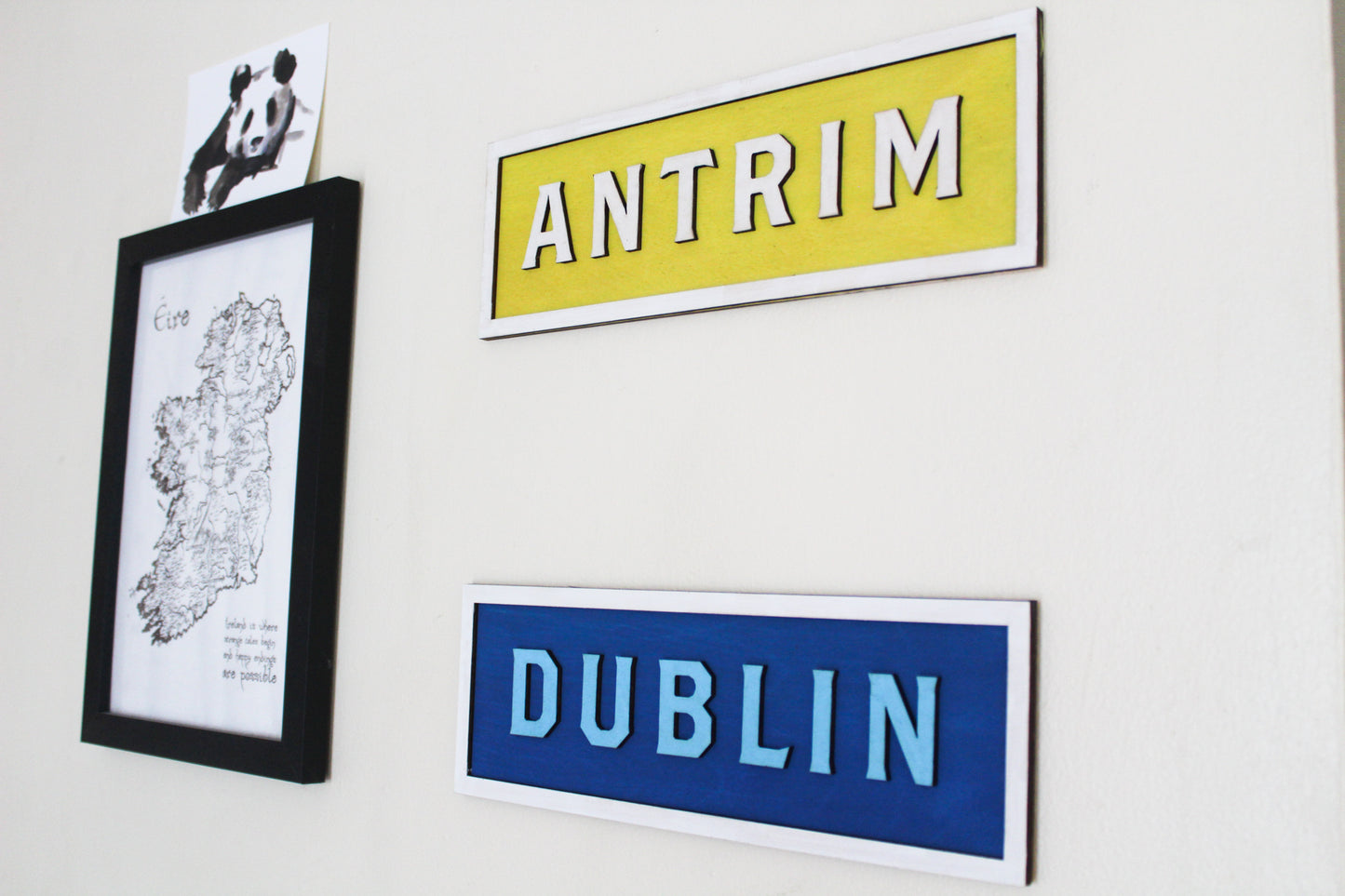 Hand Painted County Signs image 1