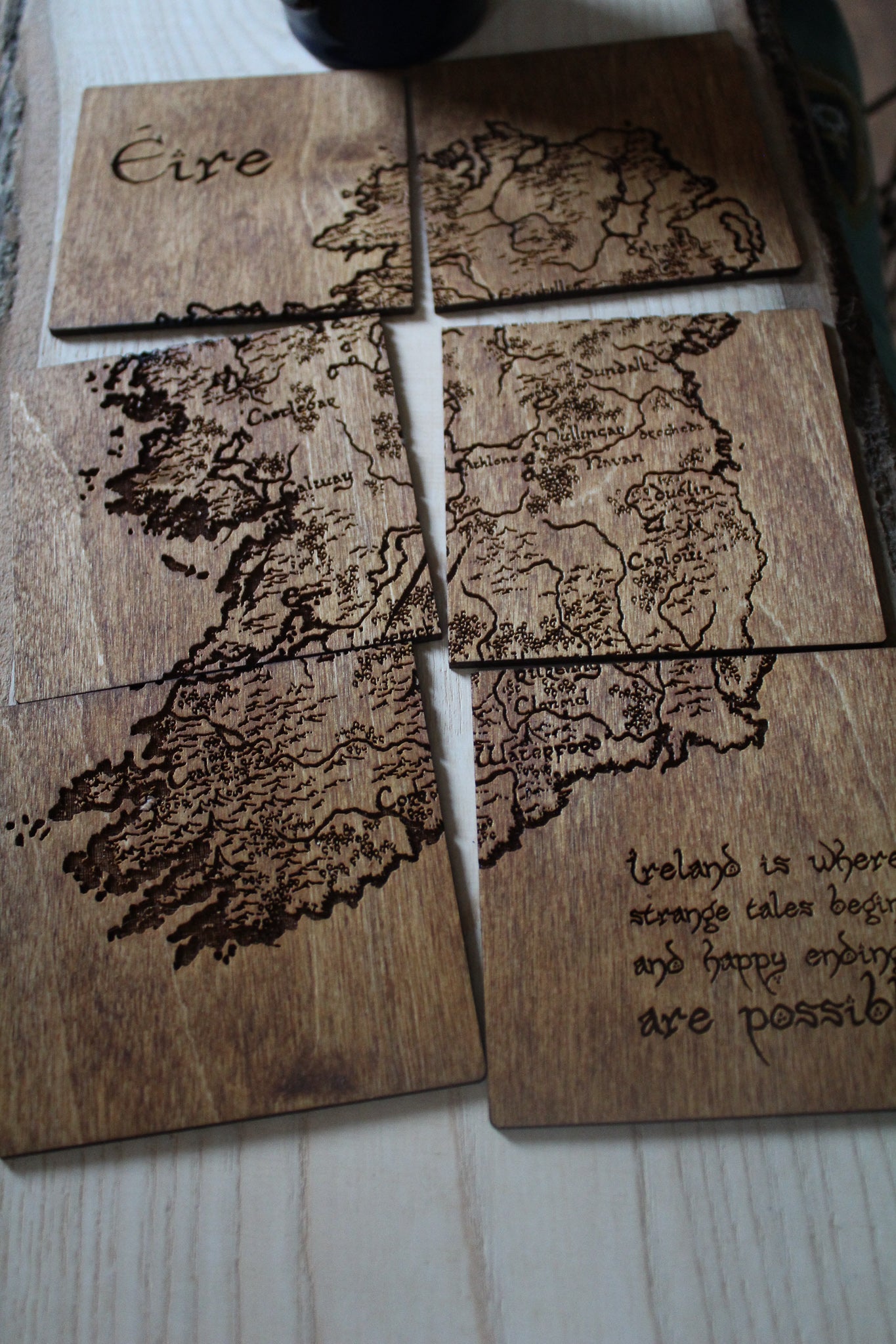 Éire Vintage Map Coasters image 6