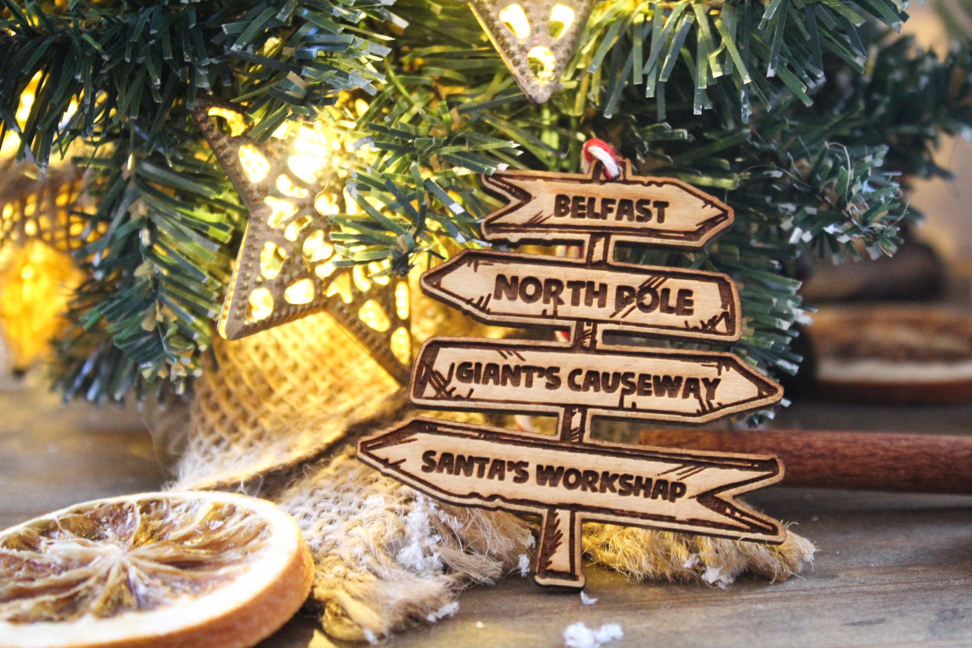 Northern Ireland Signpost Bauble image 0