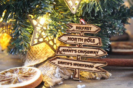 Northern Ireland Signpost Bauble image 0