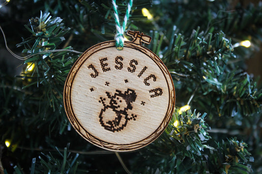 Embroidery Hoop Bauble image 0