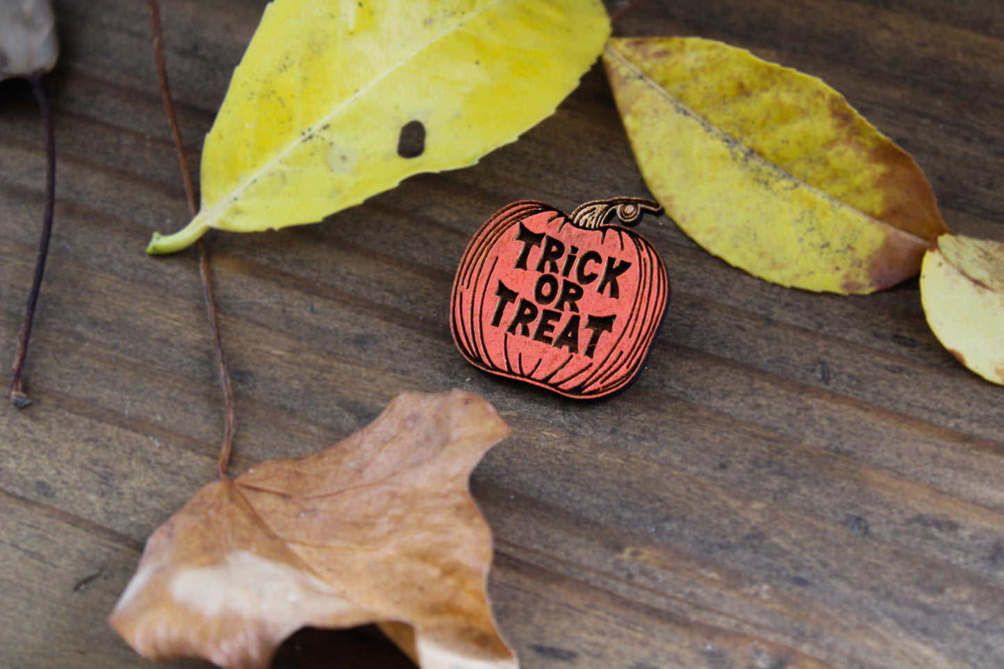 Trick or Treat Pumpkin Pin image 6