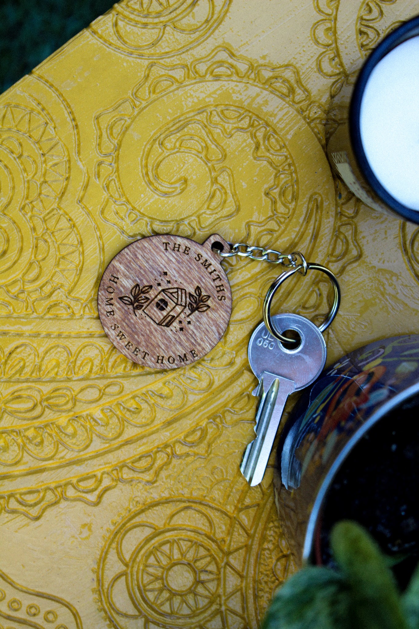 Personalised Home Sweet Home Keyring image 4