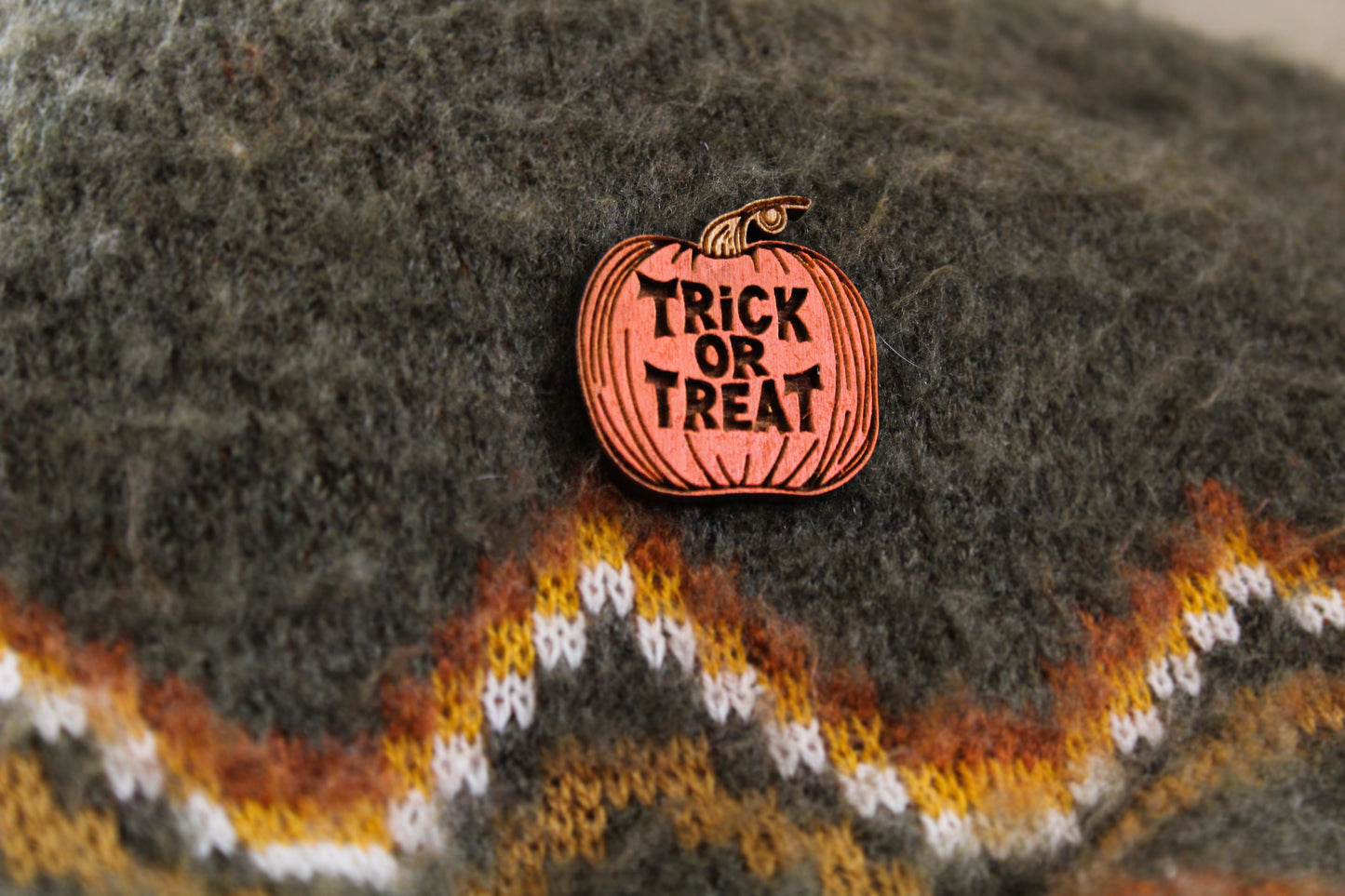 Trick or Treat Pumpkin Pin image 0