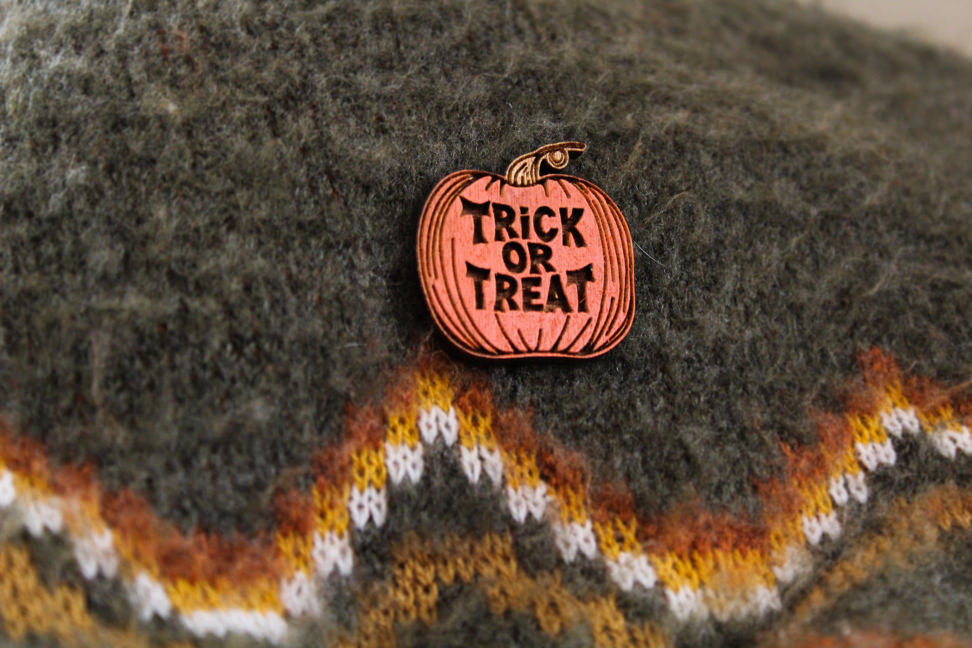 Trick or Treat Pumpkin Pin image 0