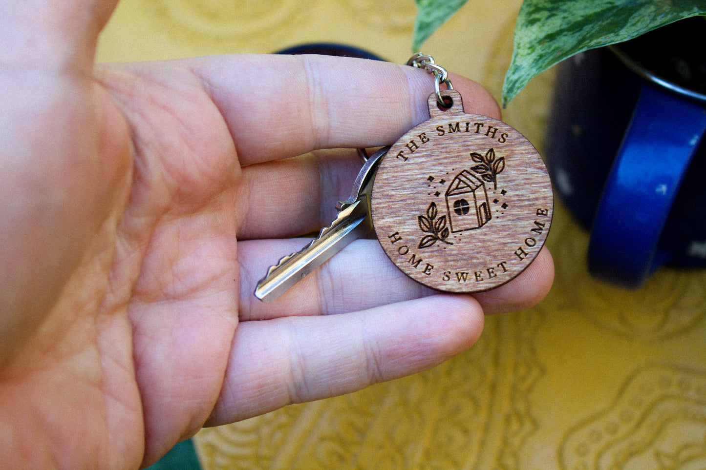 Personalised Home Sweet Home Keyring image 5