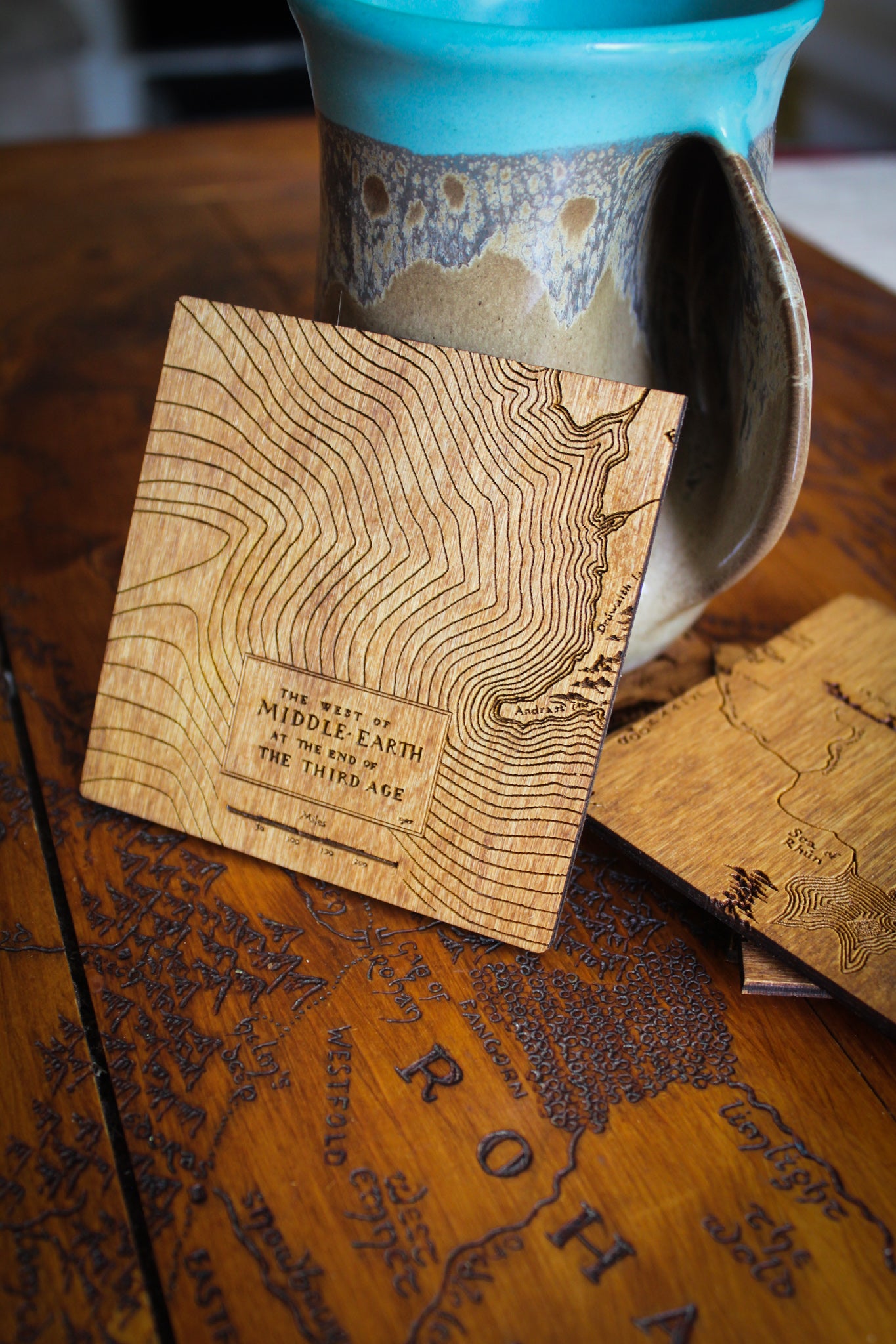 Middle-Earth Map Coasters image 5