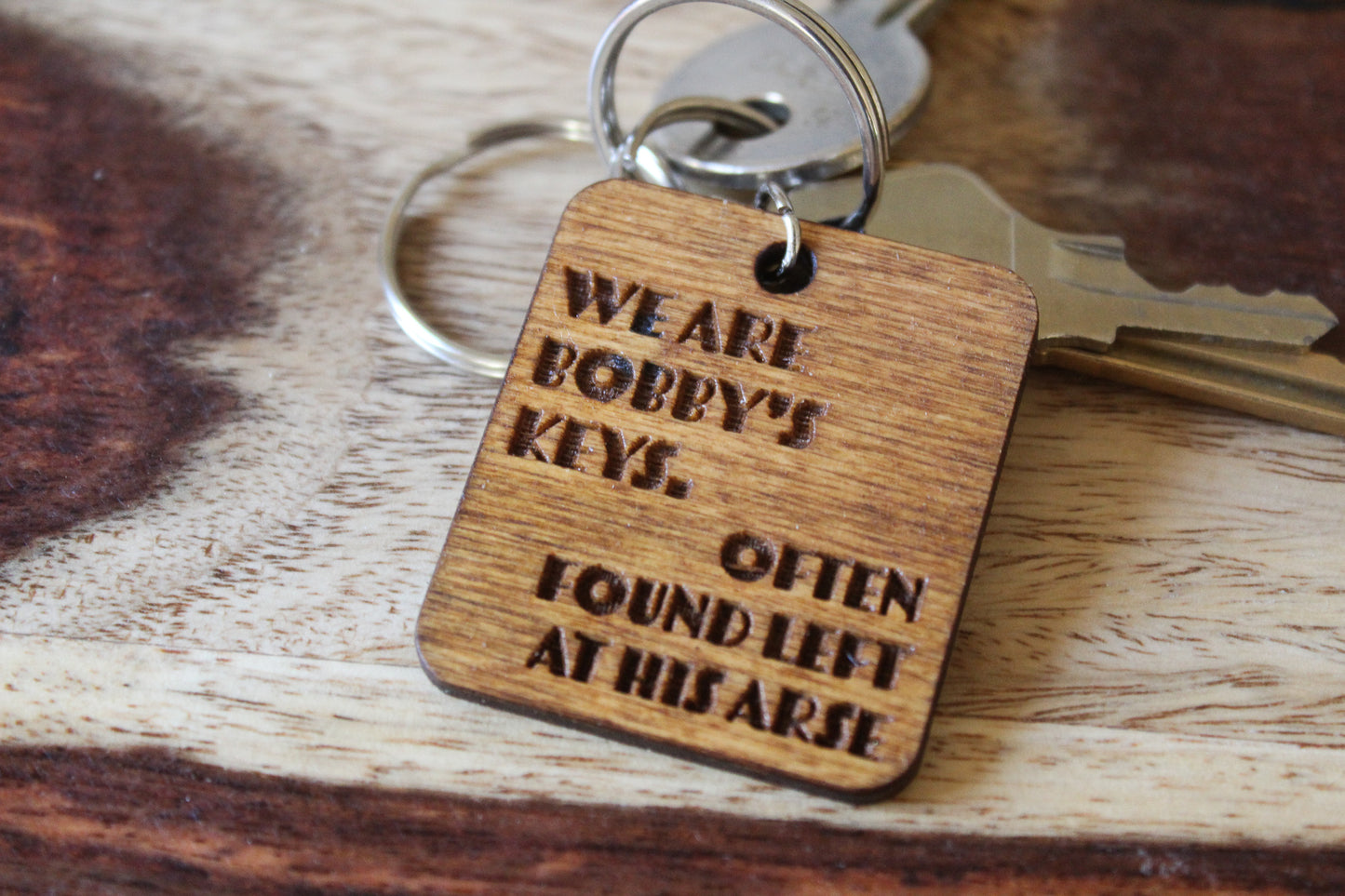 Personalised Funny Keyring image 2