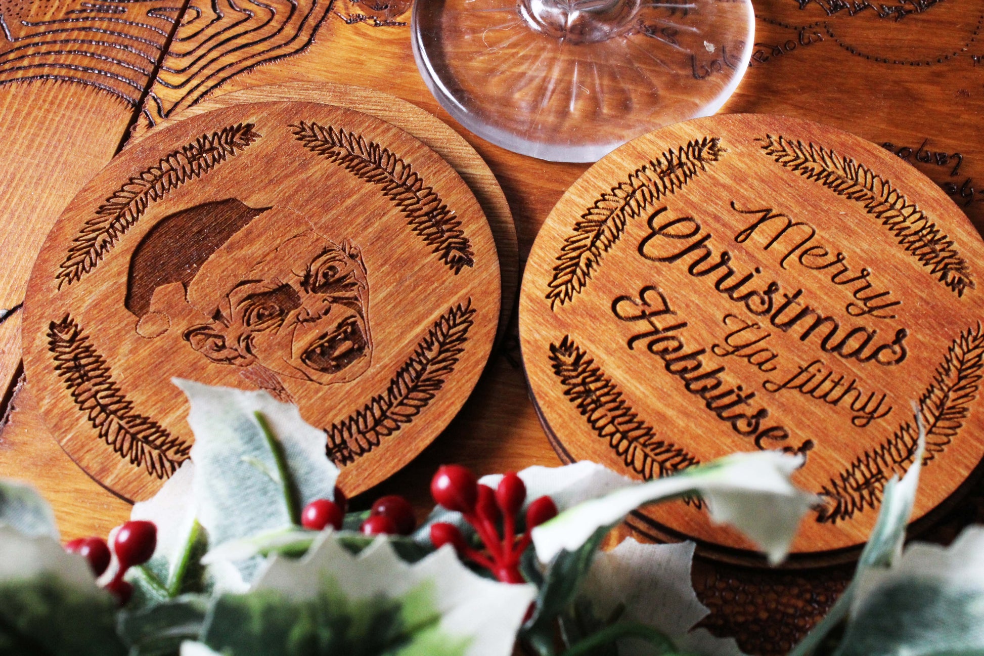 Hobbit Christmas Coasters image 3
