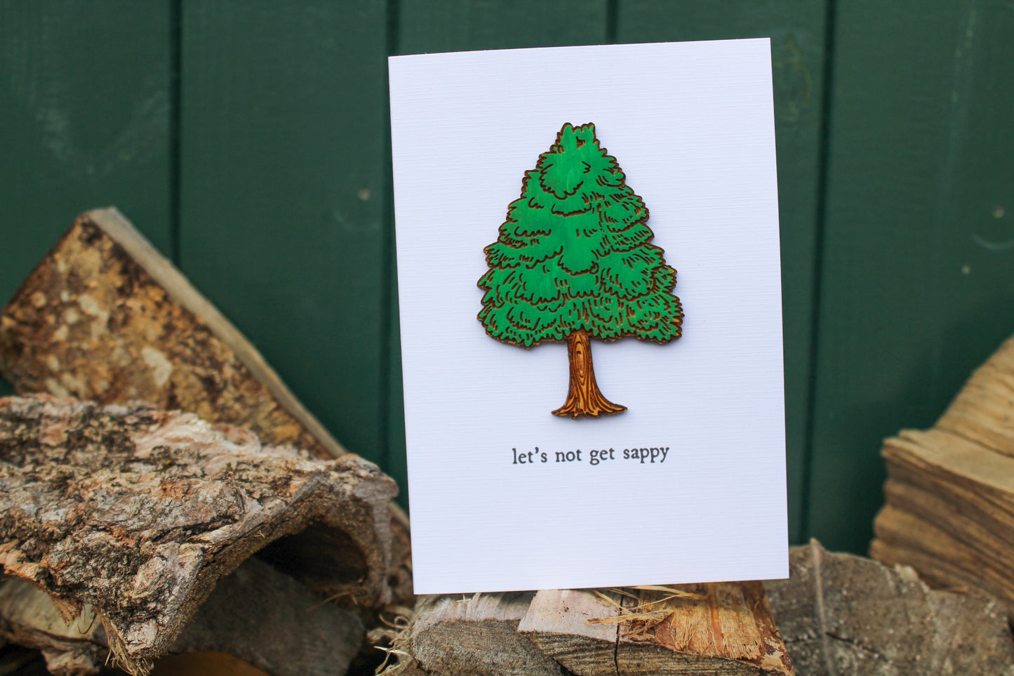 Let's Not Get Sappy Card image 7