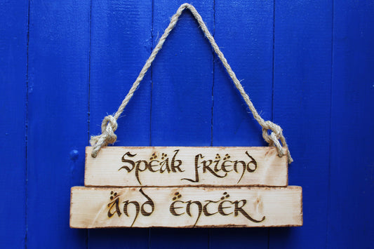 Speak Friend & Enter Sign image 0