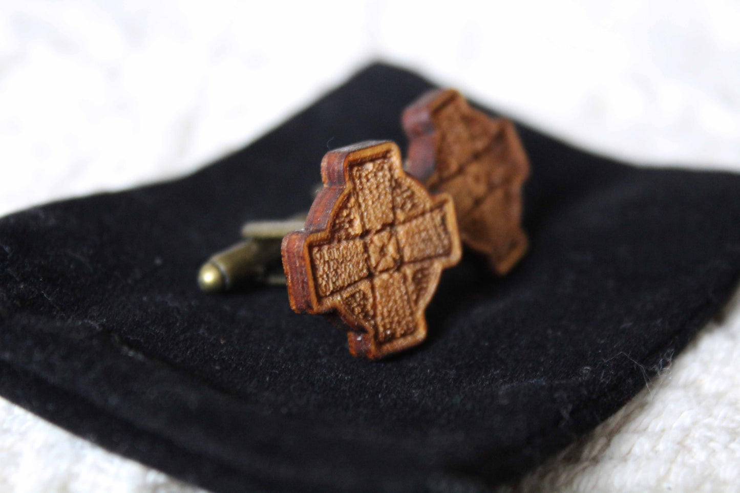 Celtic Cross Cufflinks image 2