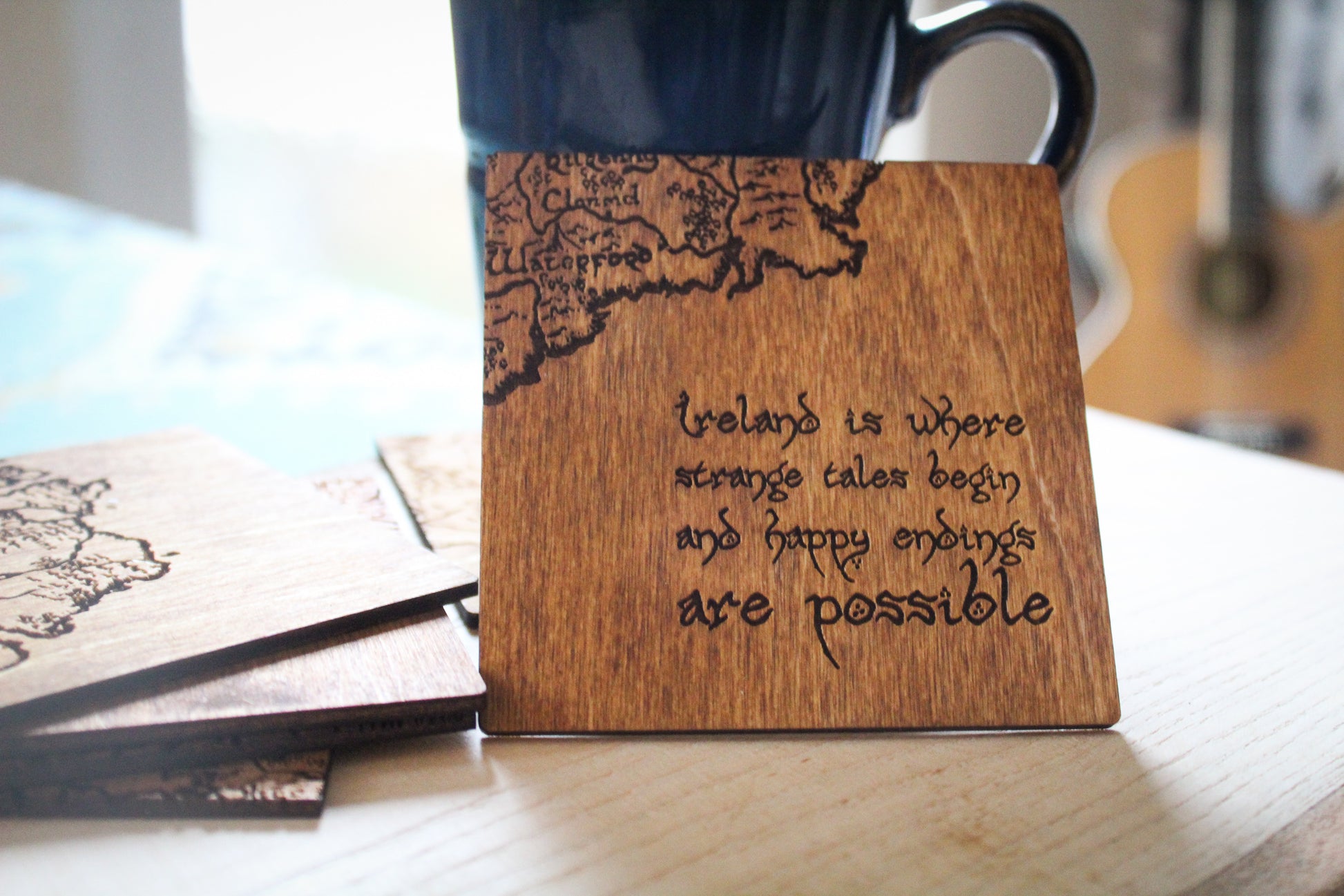 Éire Vintage Map Coasters image 11