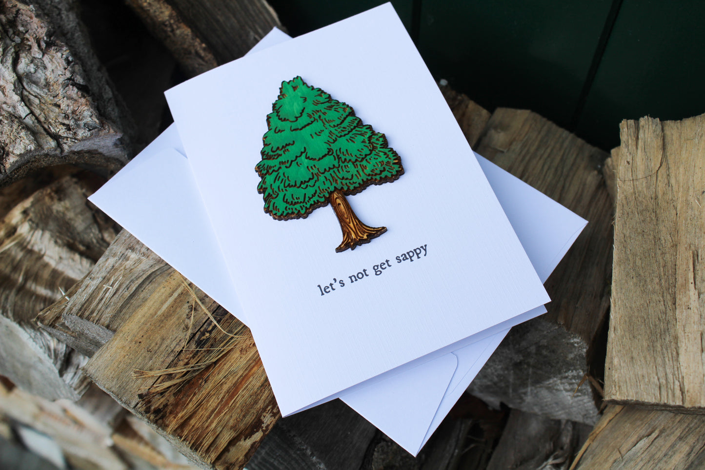 Let's Not Get Sappy Card image 3