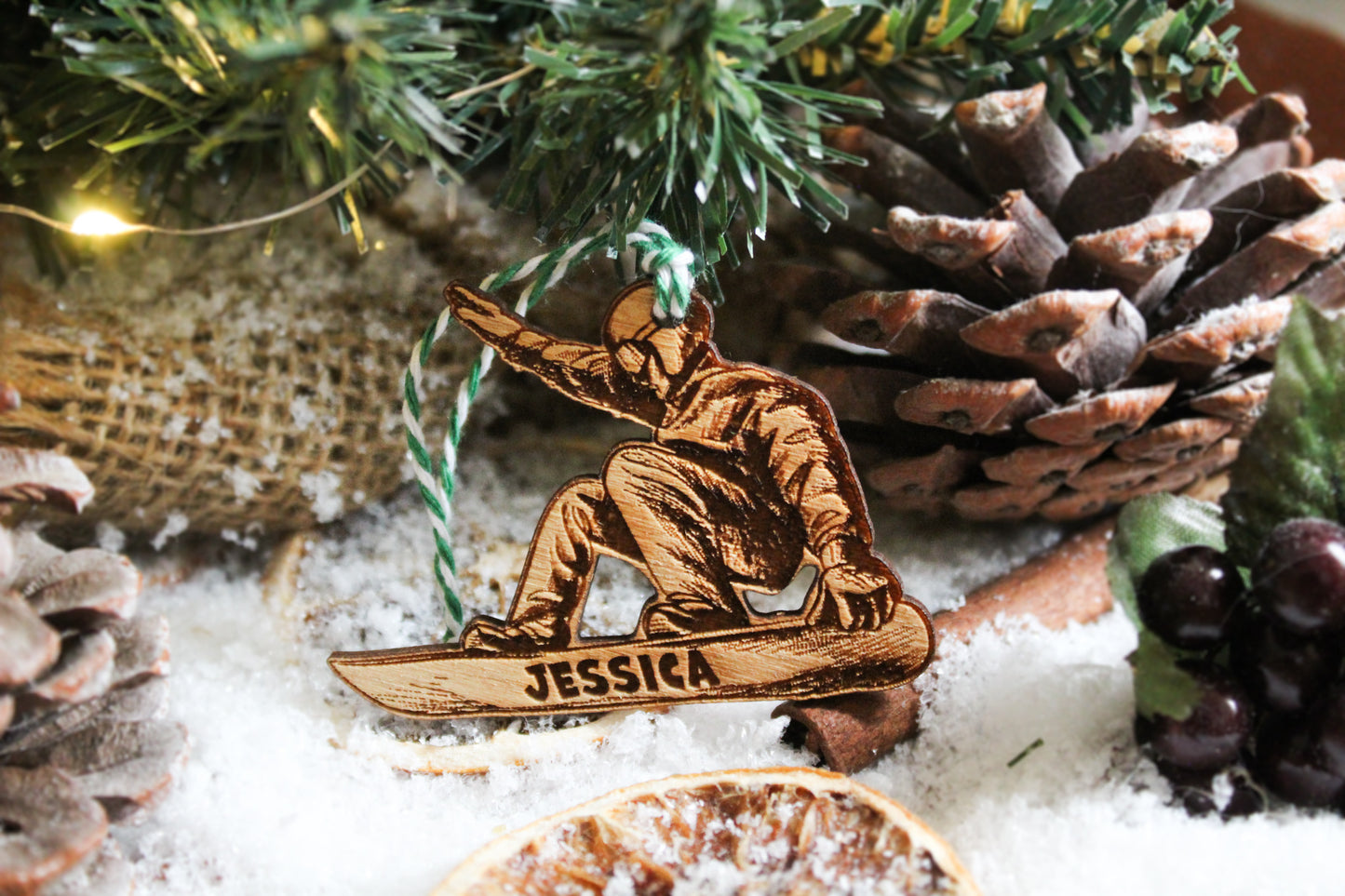Snowboarder Bauble image 0