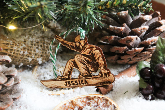 Snowboarder Bauble image 0