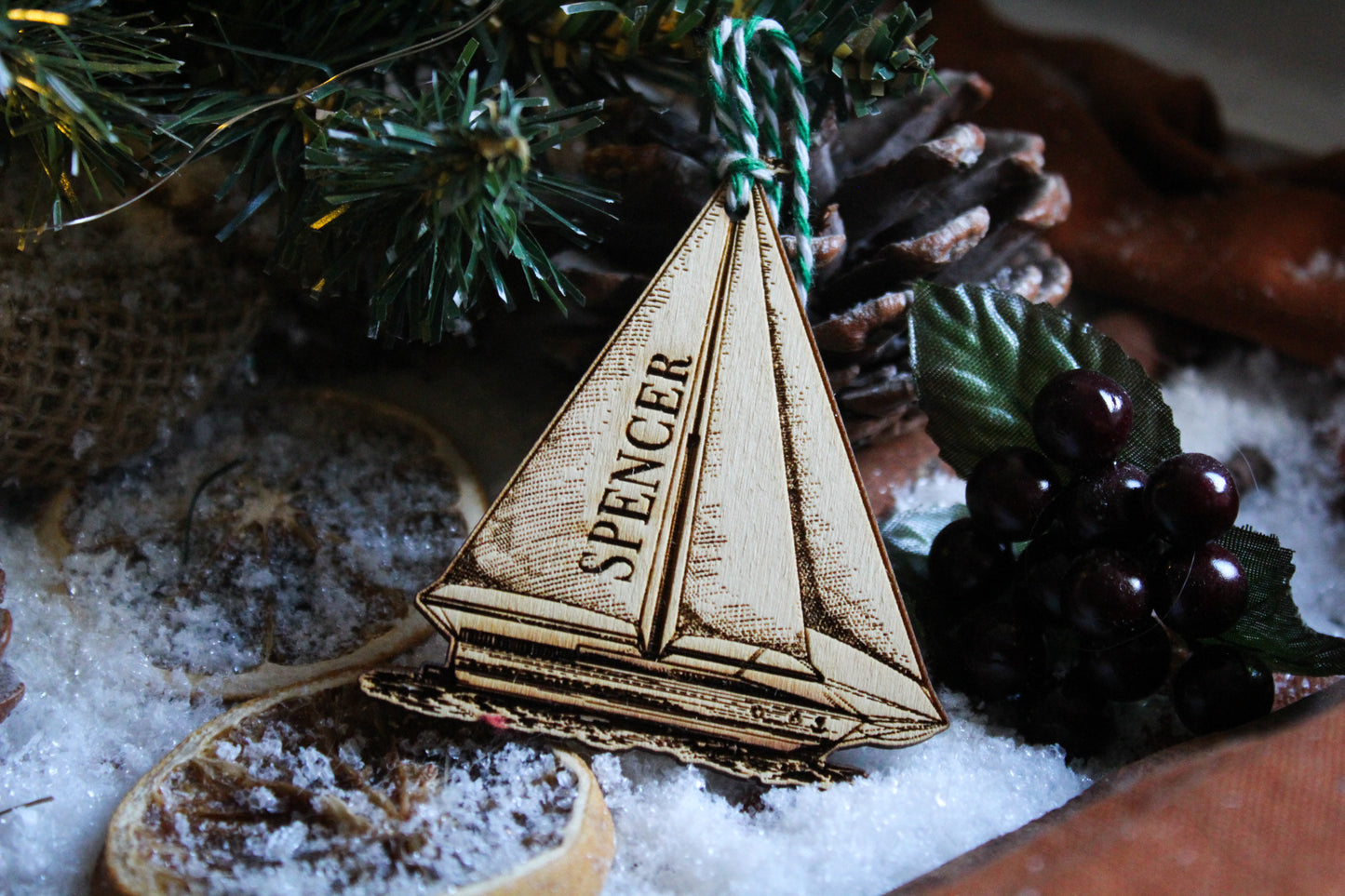 Sail Boat Bauble image 1