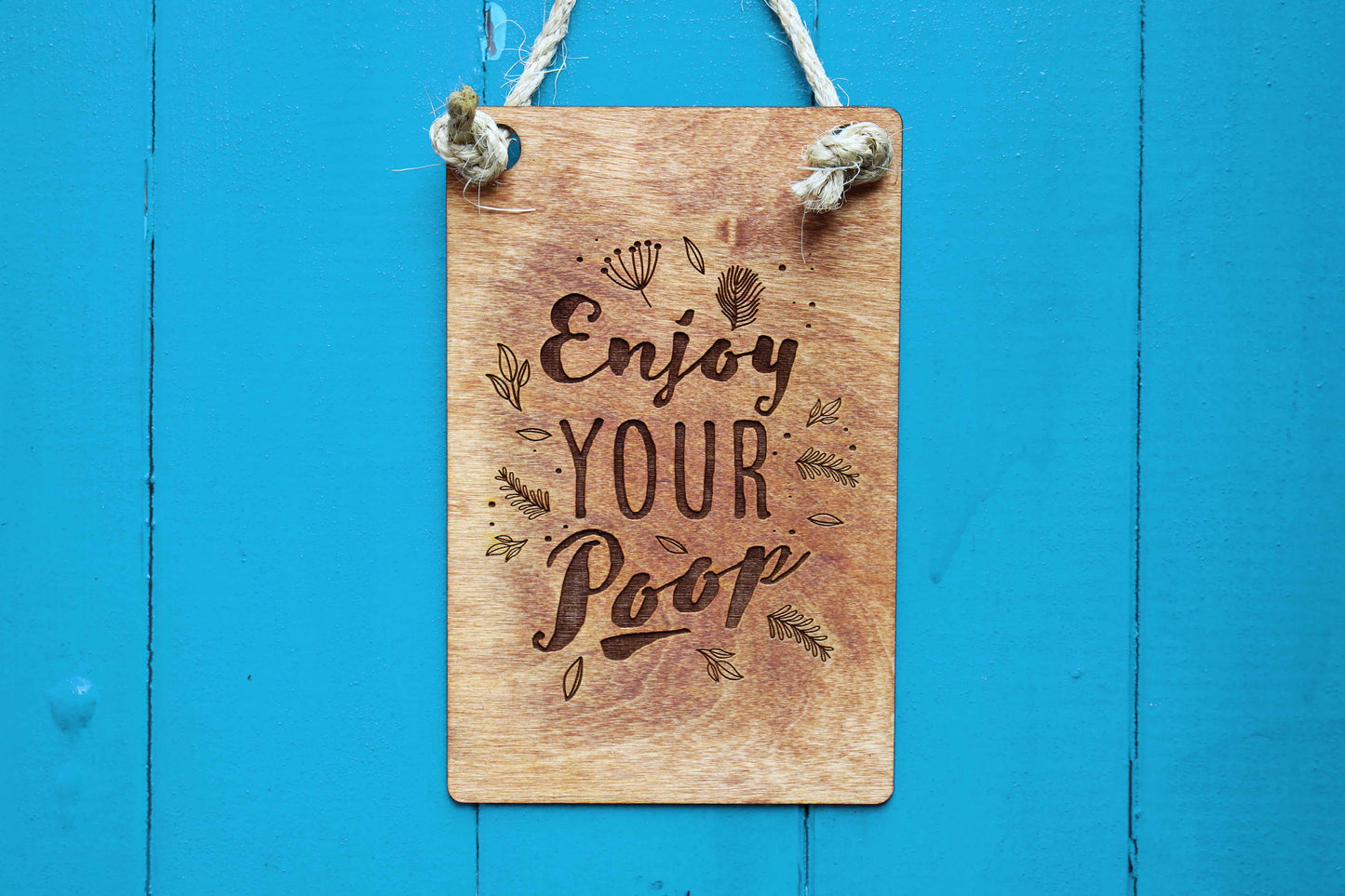 Enjoy Your Poop Sign image 0