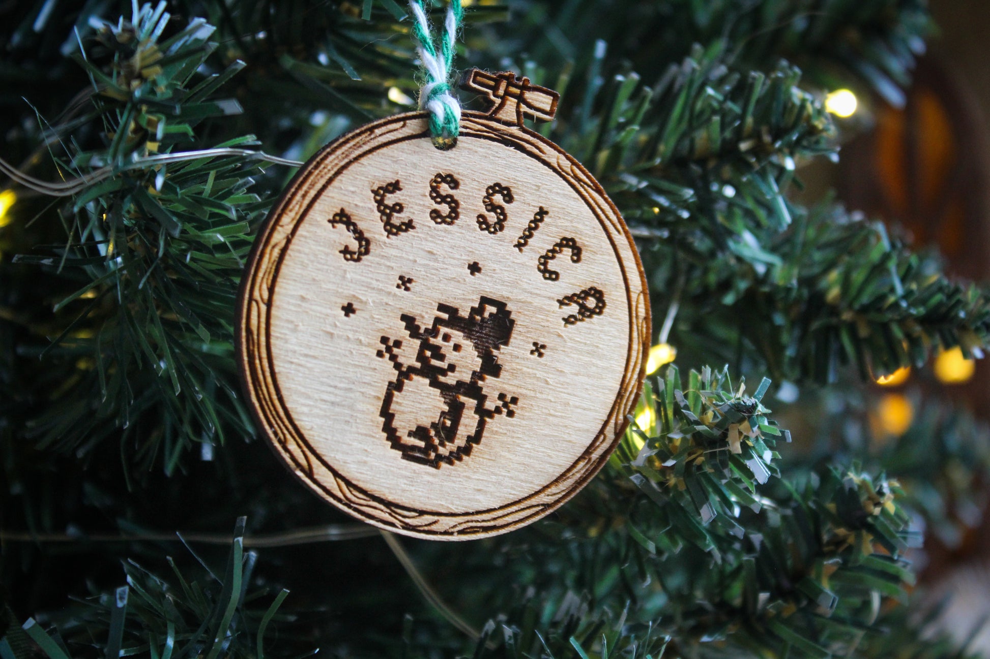 Embroidery Hoop Bauble image 5