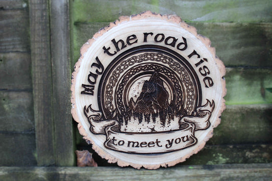 Irish Blessing Log Slice image 0