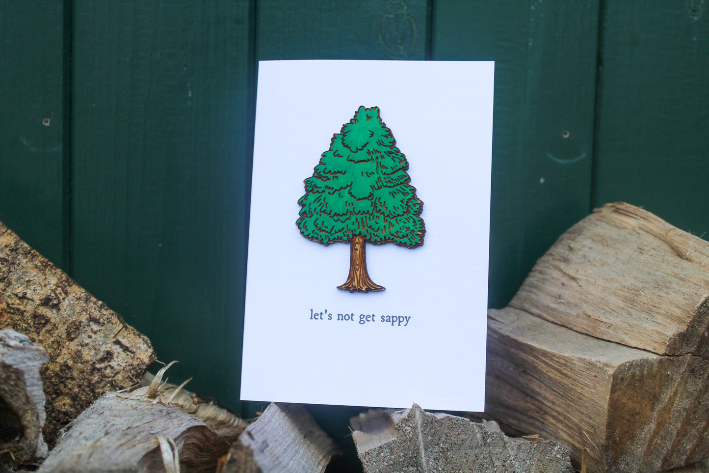 Let's Not Get Sappy Card image 6