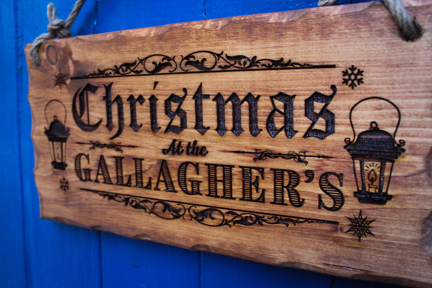 Personalised Family Christmas Sign image 4