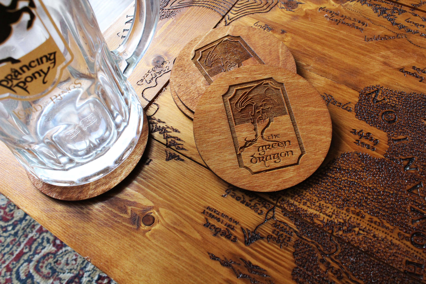 The Green Dragon Coasters image 2