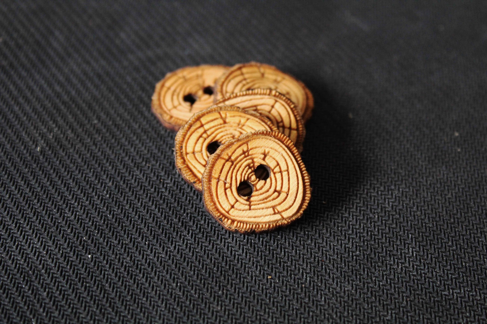 Log Slice Wooden Buttons image 1