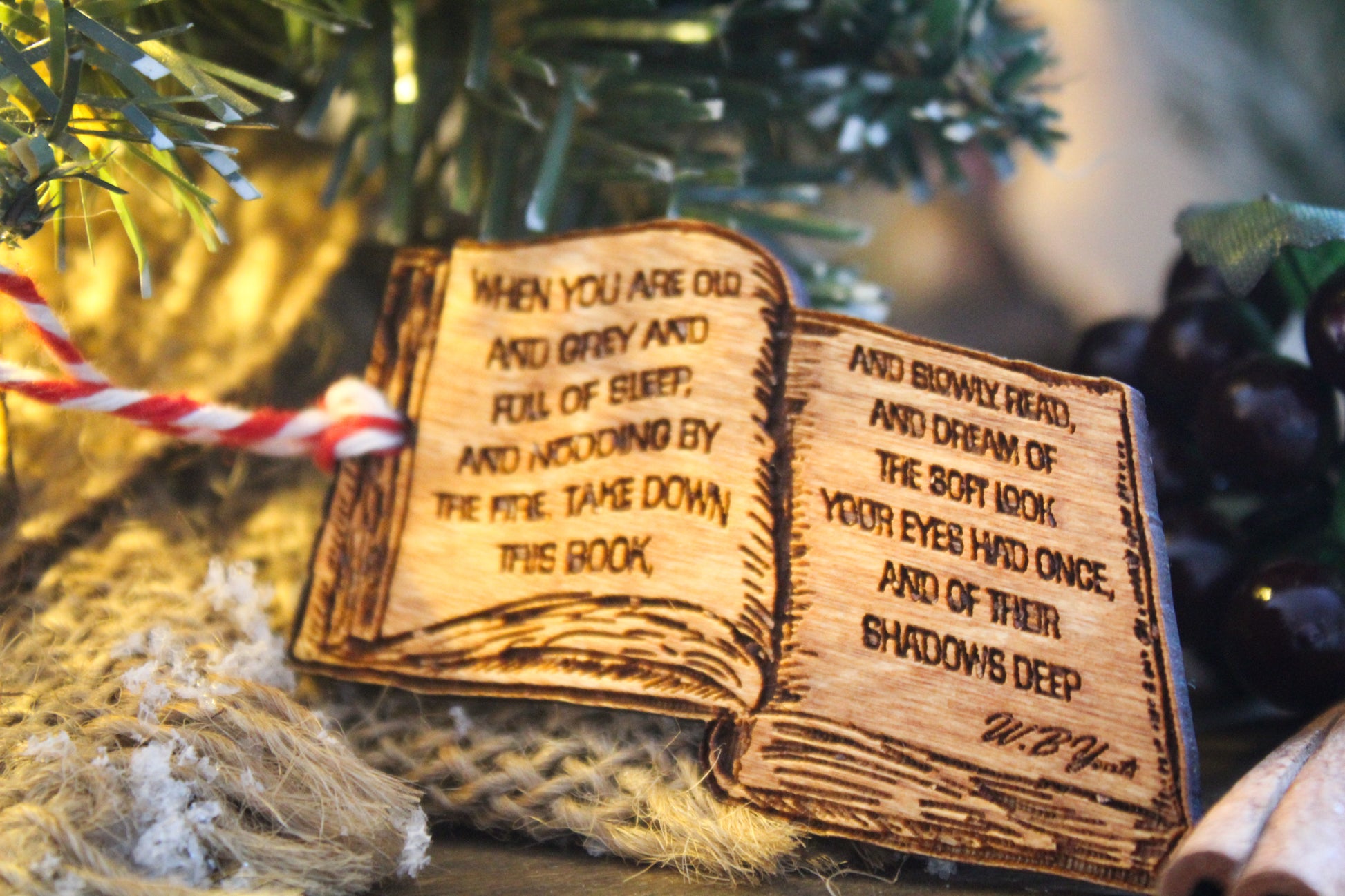 W.B. Yeats Bauble image 8