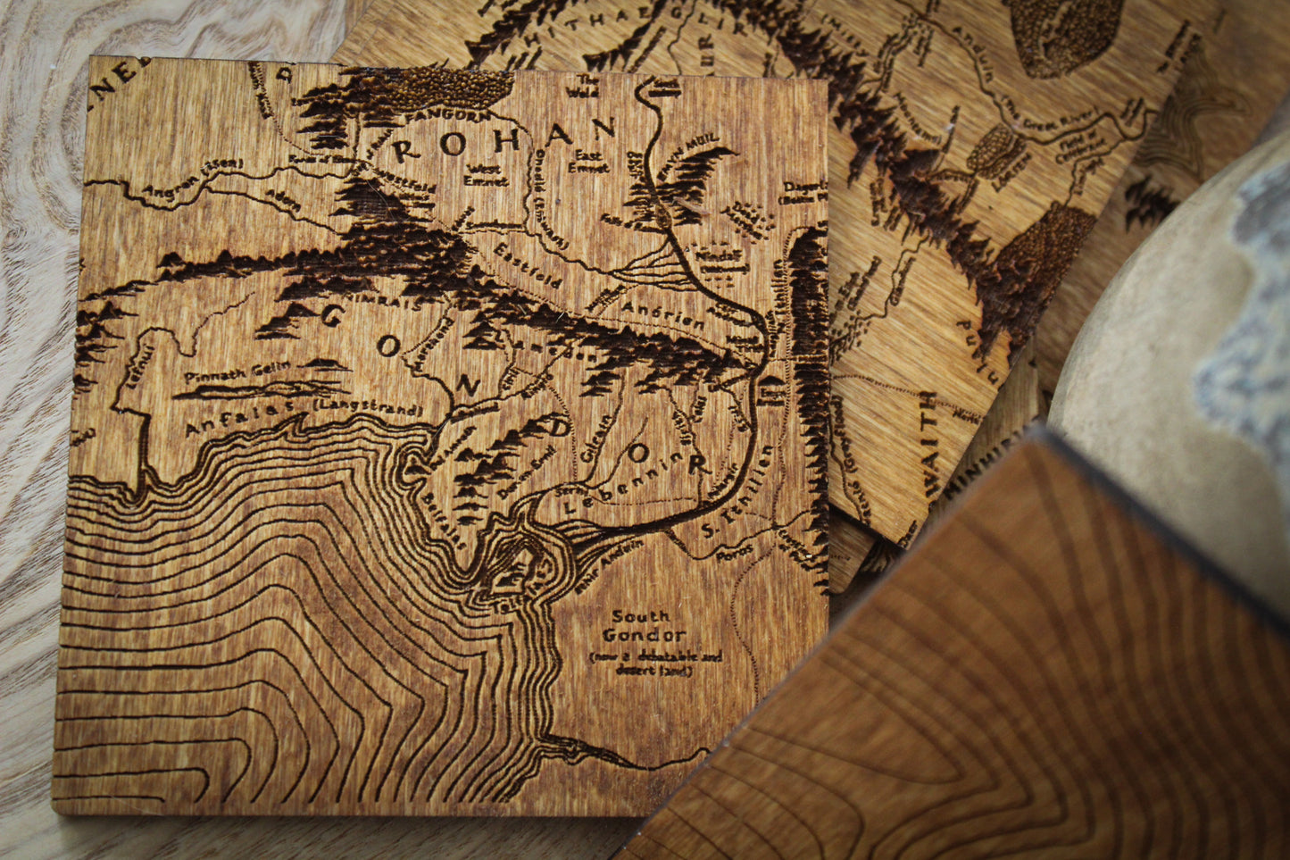 Middle-Earth Map Coasters image 2