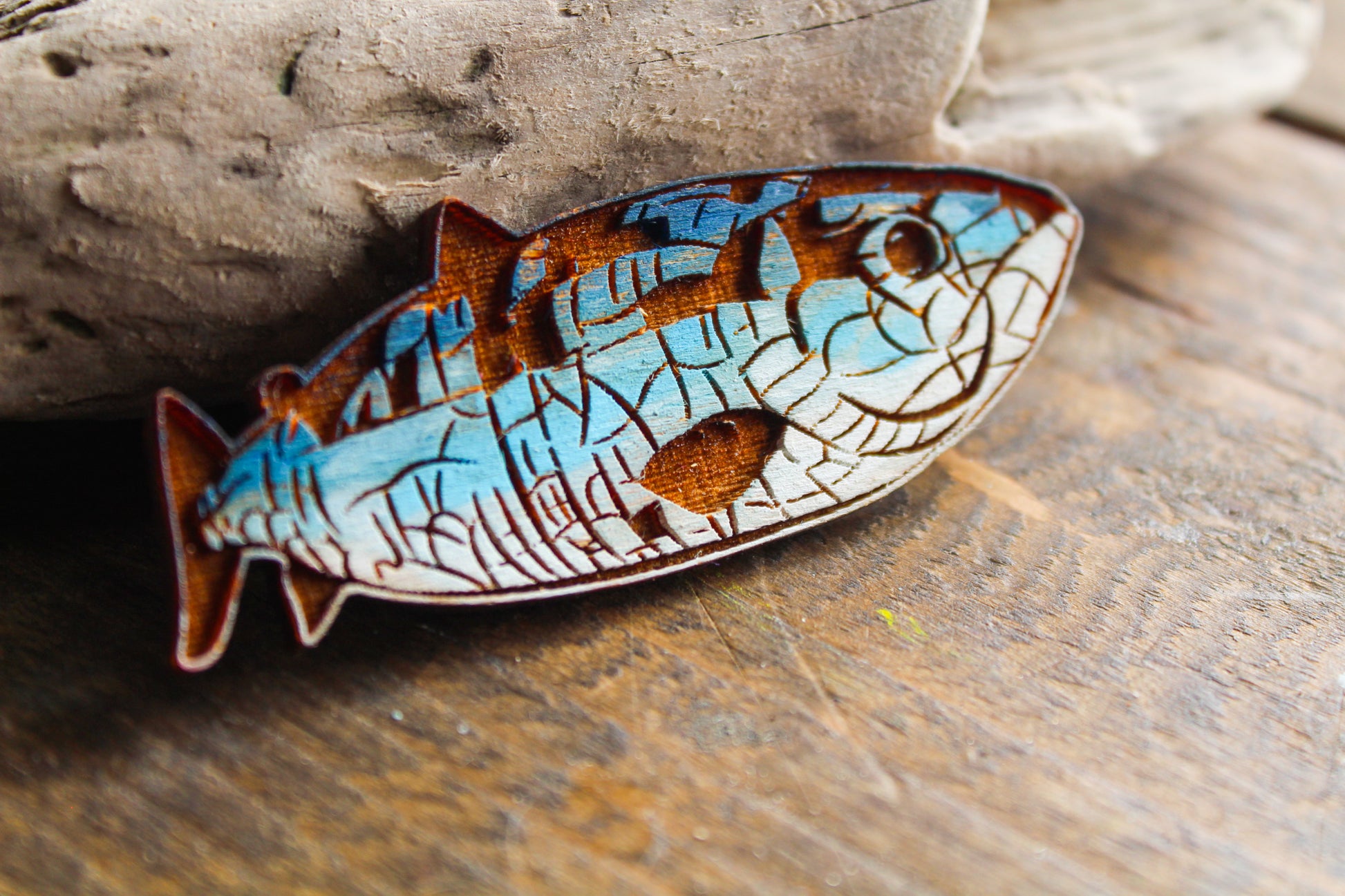 Belfast Big Fish (Salmon of Knowledge) Magnet image 0