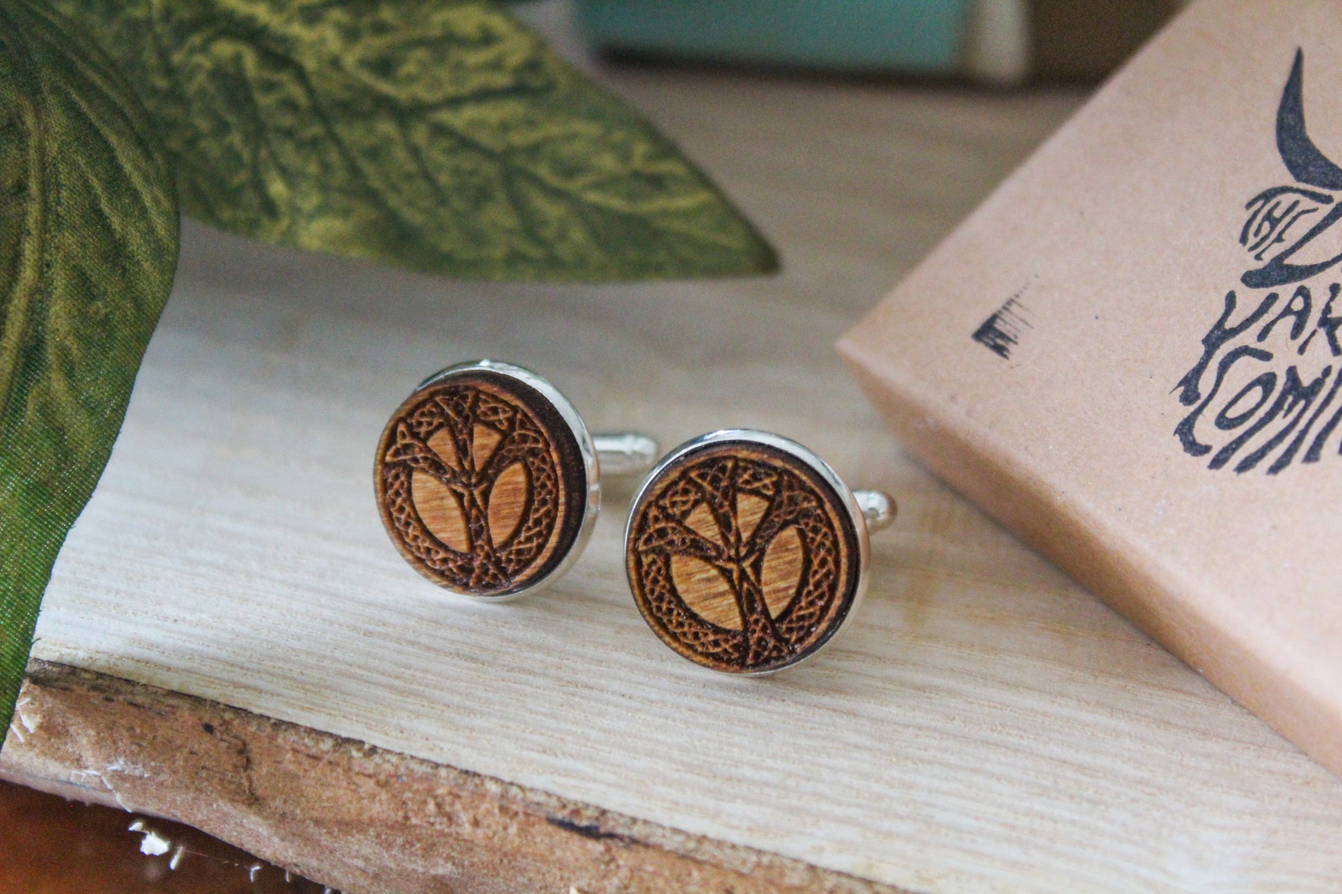 Celtic Peace Symbol Cufflinks image 1