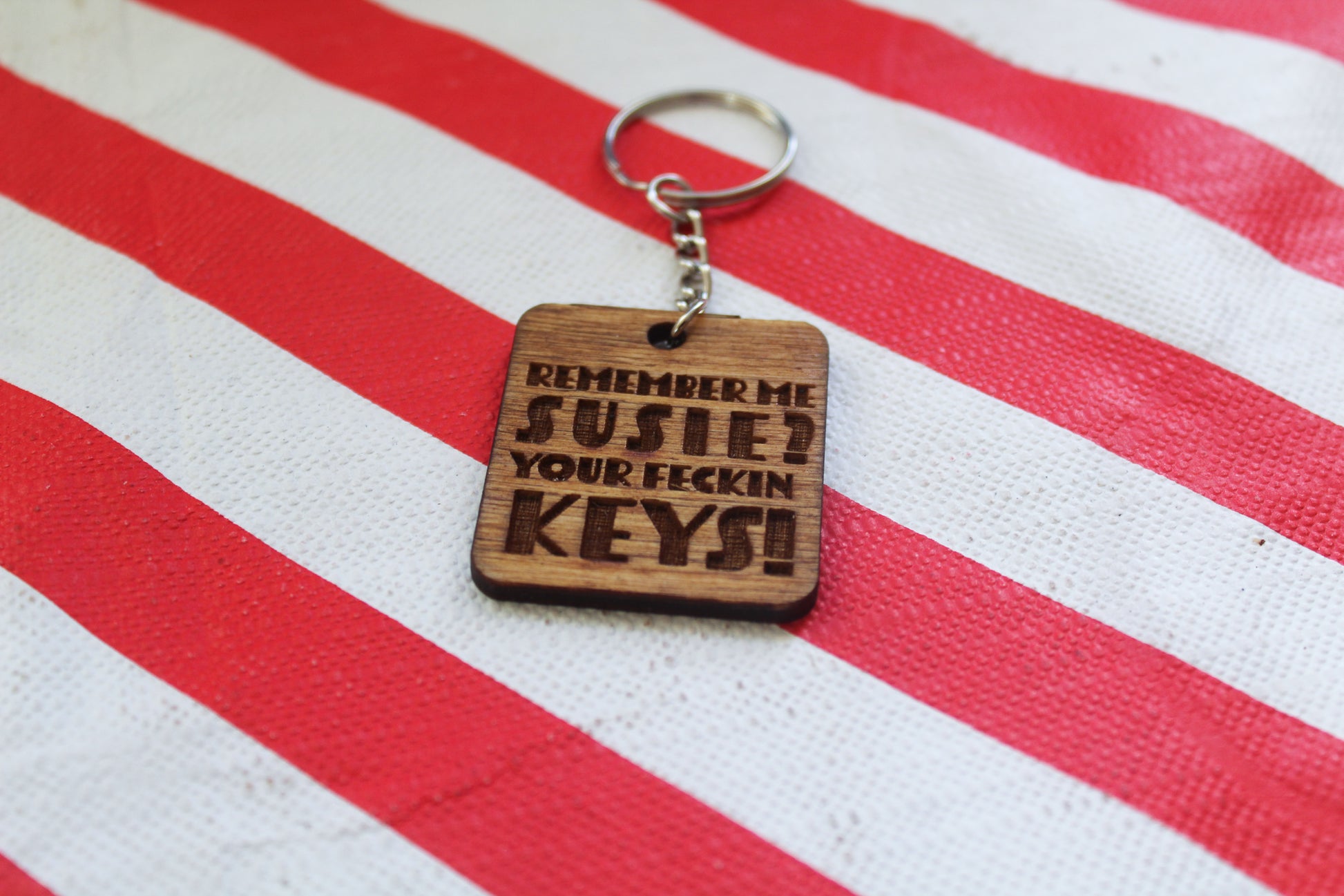 Personalised Remember your Keys Keyring image 5