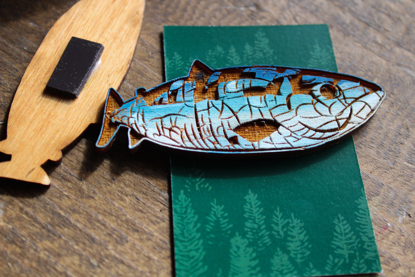 Belfast Big Fish (Salmon of Knowledge) Magnet image 3