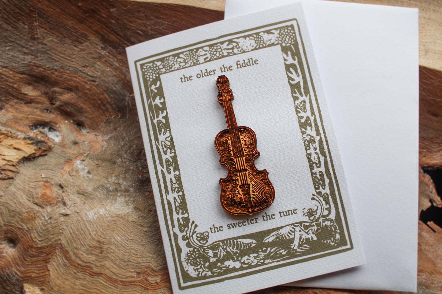 Fiddle Greeting Card image 2