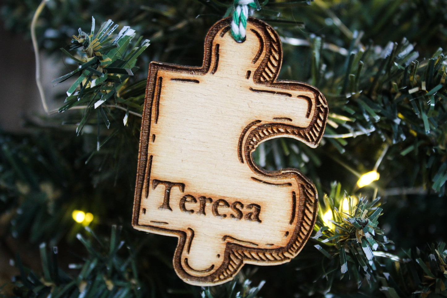 Jigsaw Piece Bauble image 2