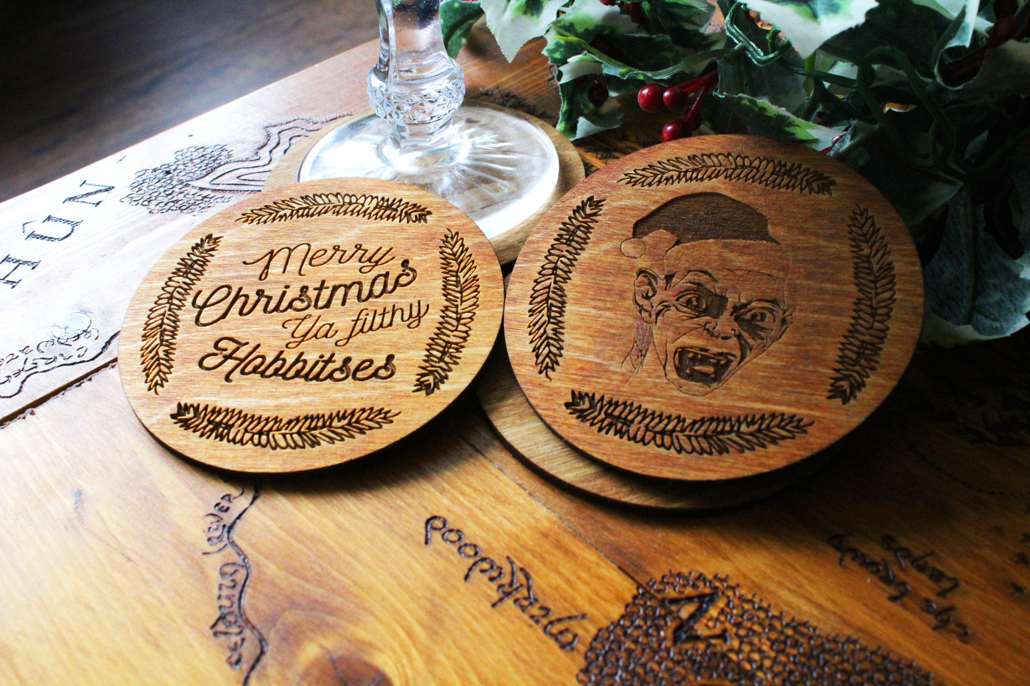 Hobbit Christmas Coasters image 0