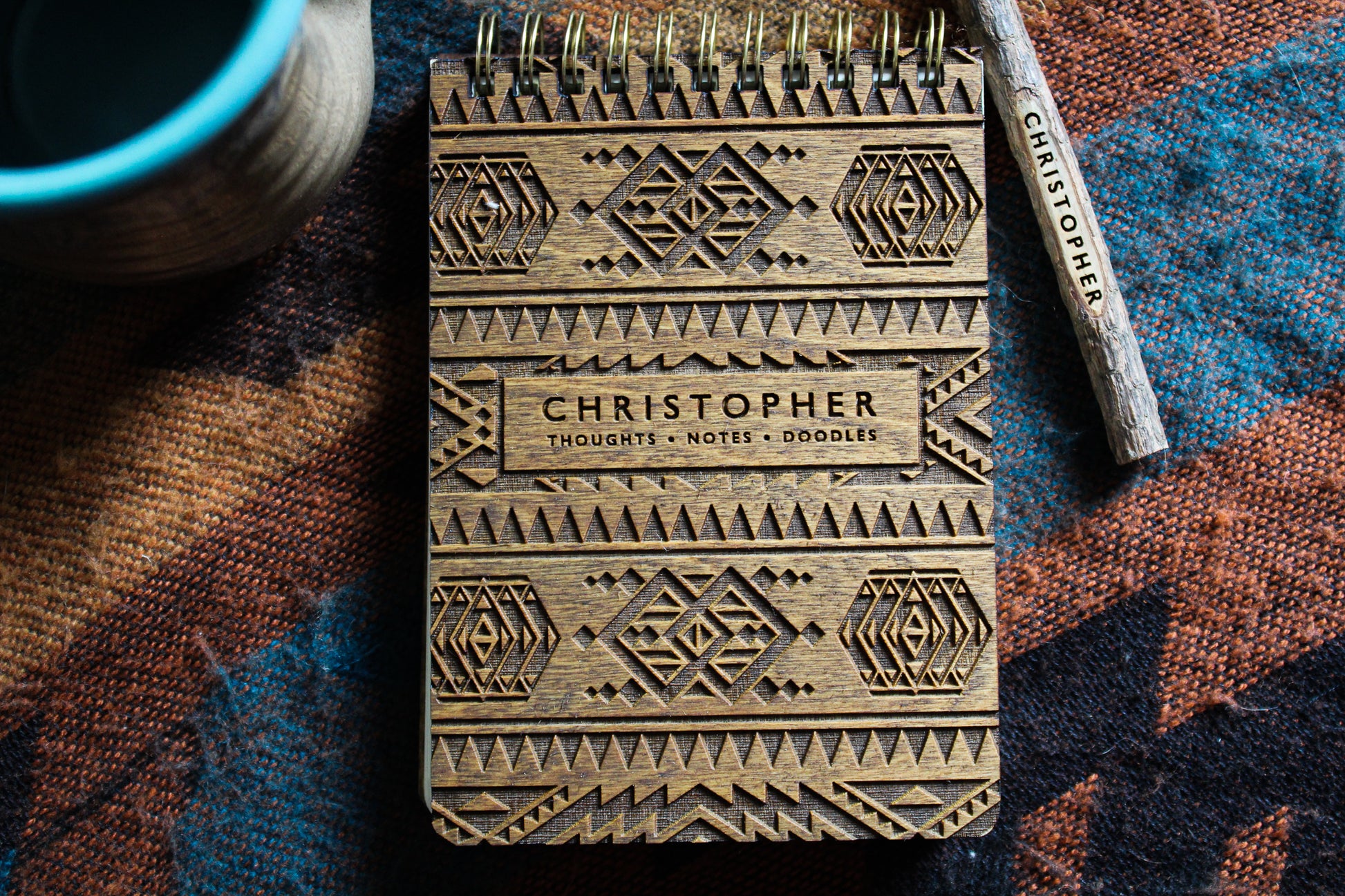 Personalised Aztec Notebook image 0