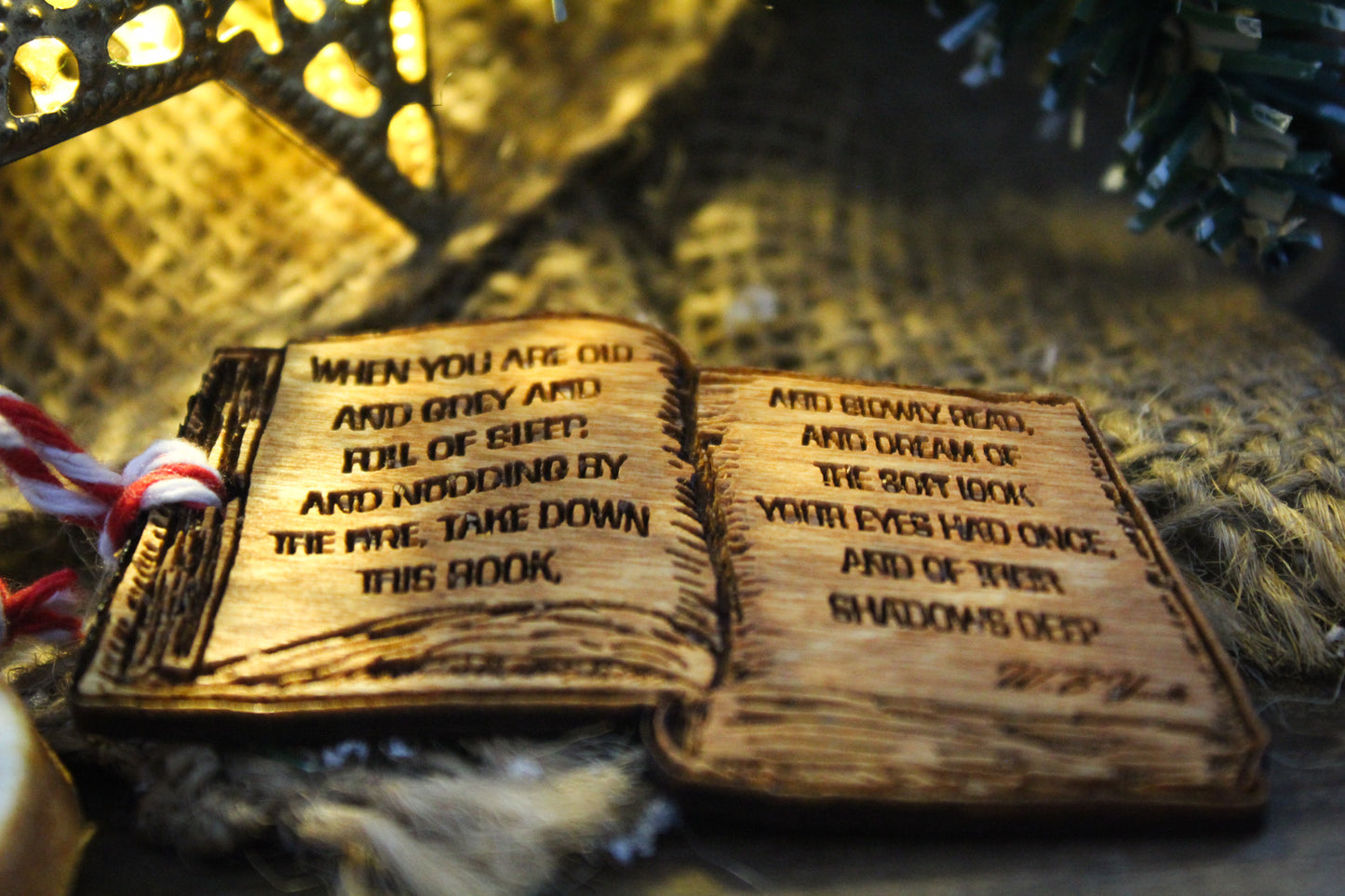 W.B. Yeats Bauble image 4