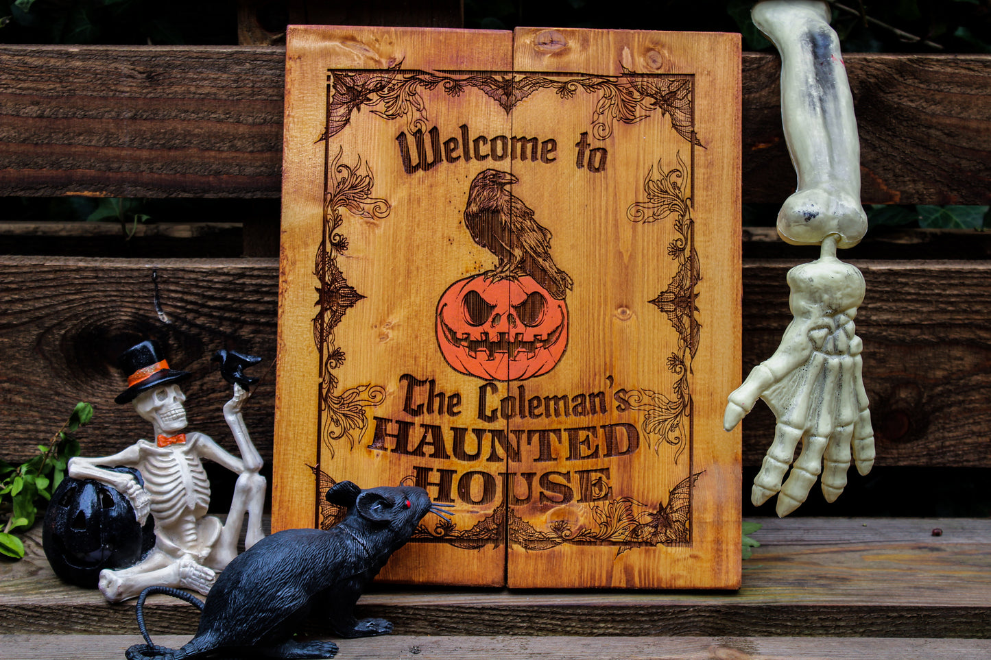Personalised Haunted House Sign image 10