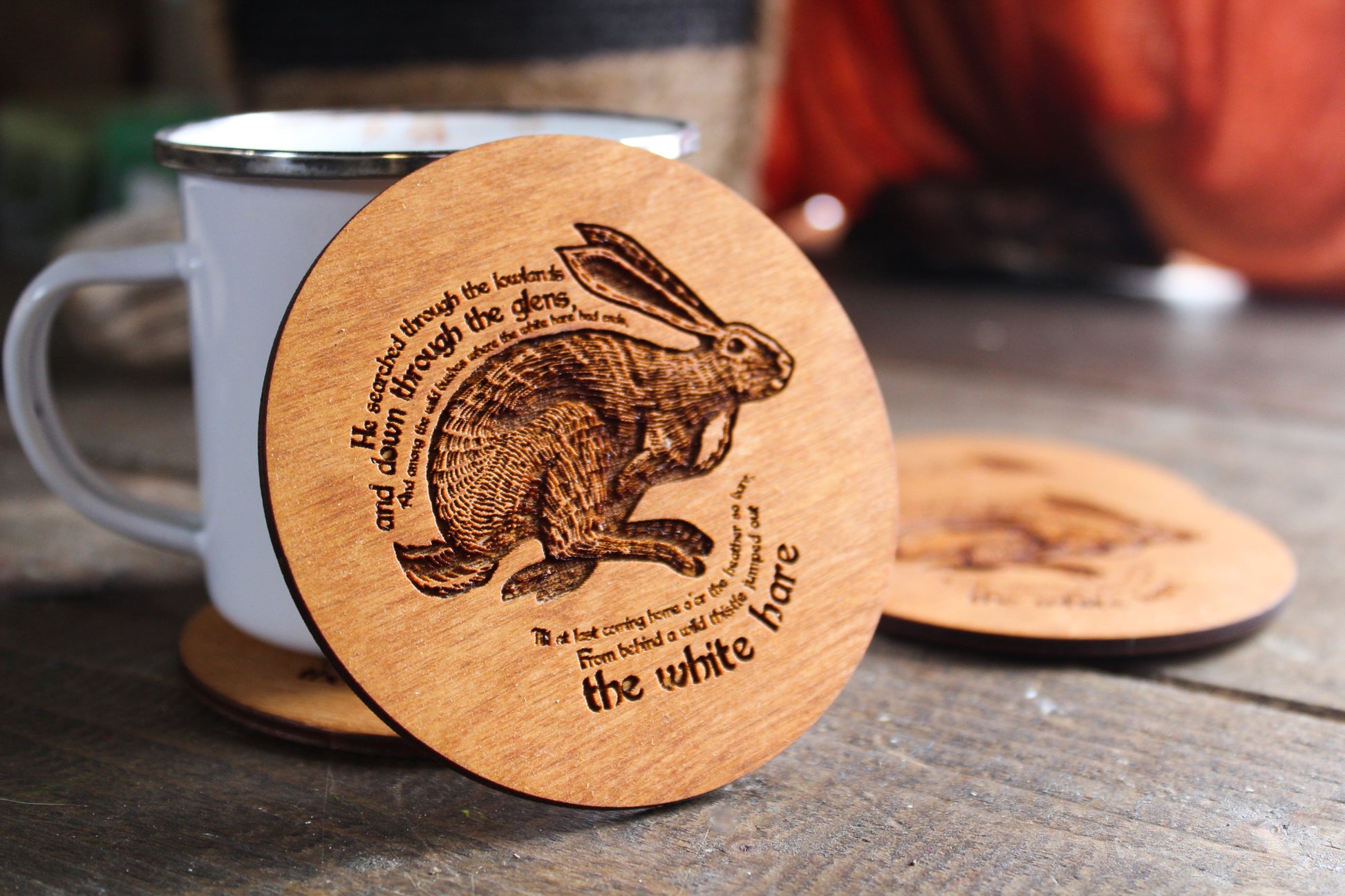 The White Hare Coasters image 0