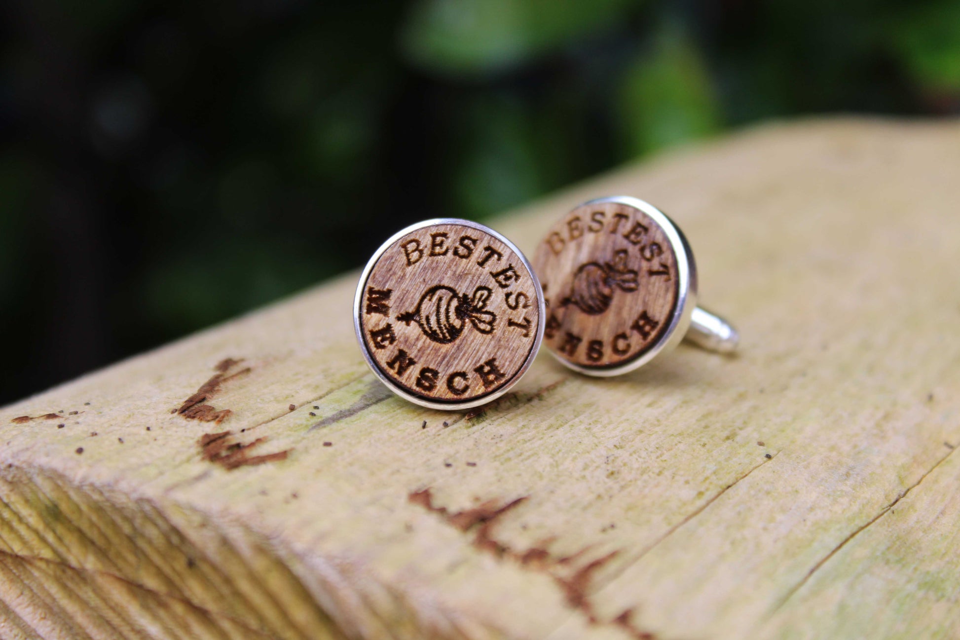 Bestest Mensch Cufflinks image 3